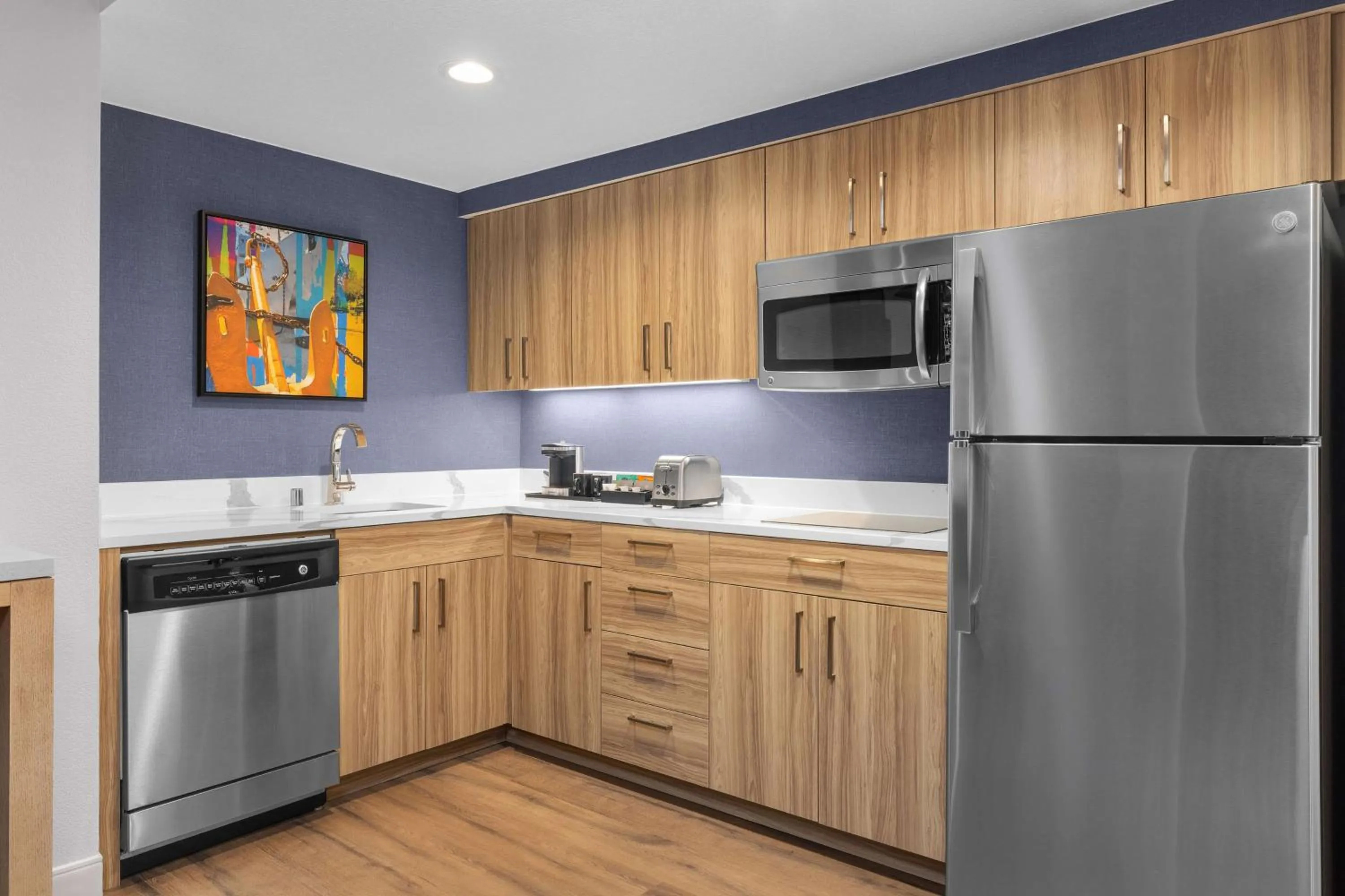 Kitchen or kitchenette in Homewood Suites by Hilton San Diego Airport-Liberty Station