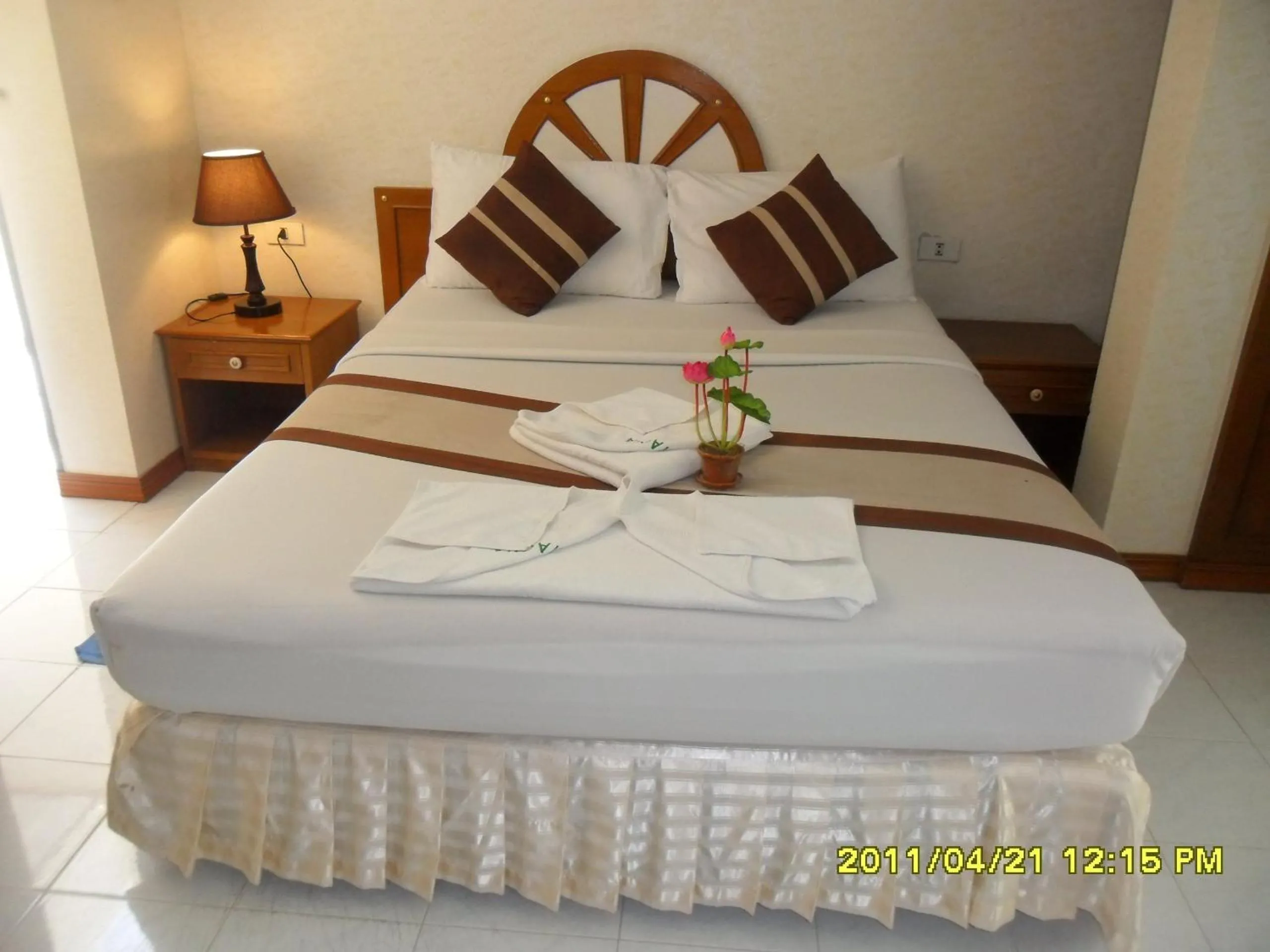 Bed in Natacha Hotel