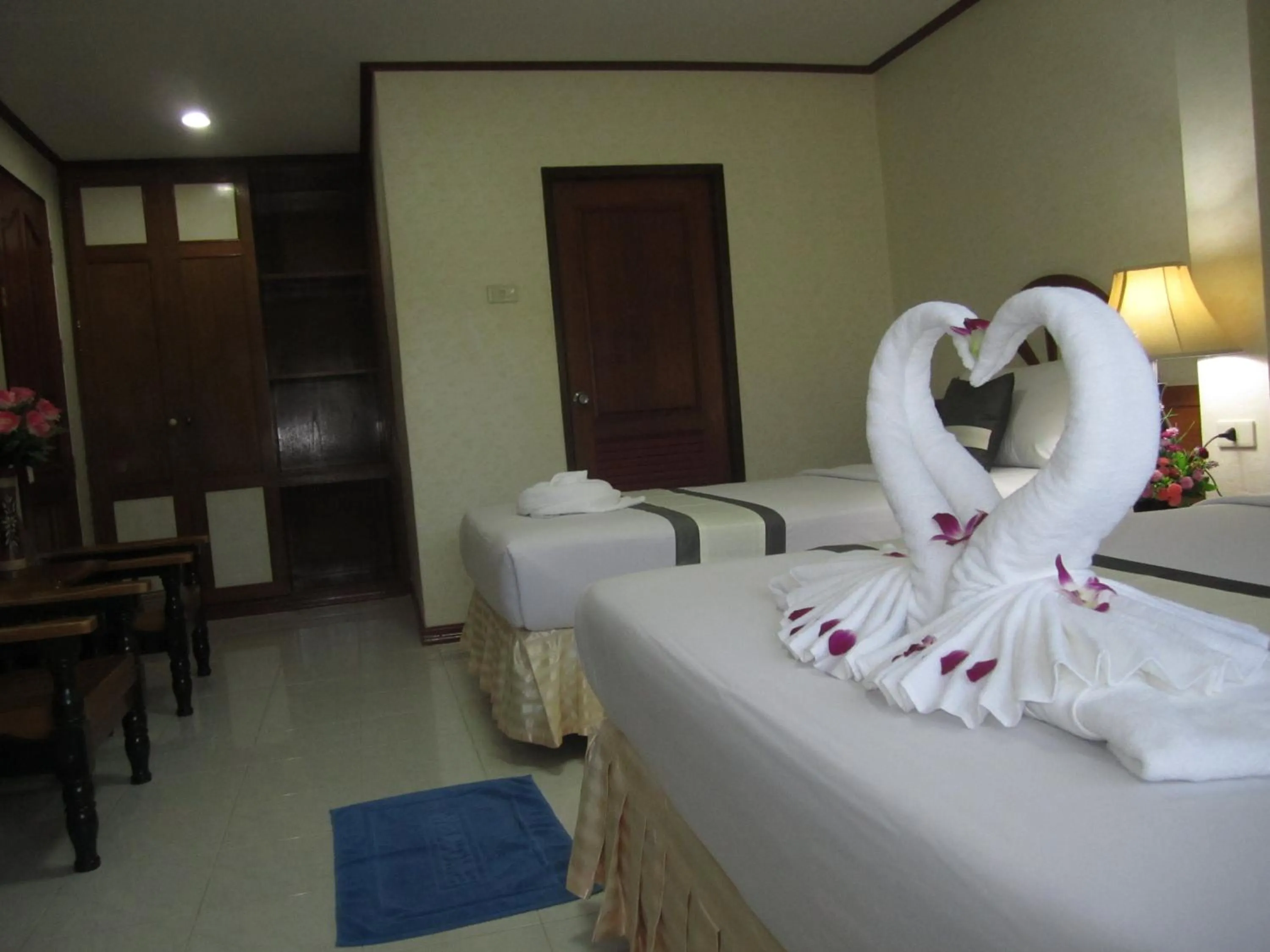 Bed in Natacha Hotel