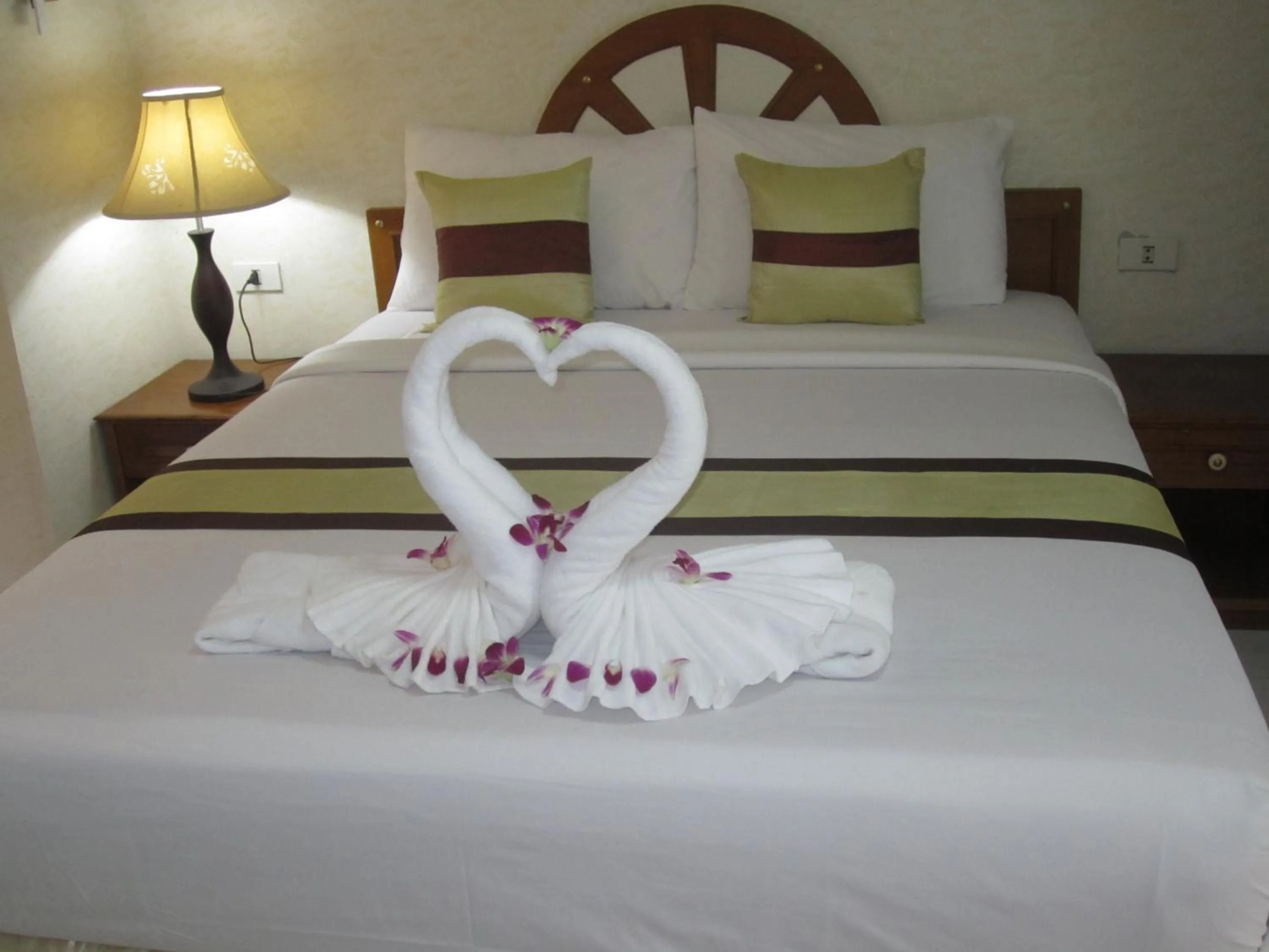 Bed in Natacha Hotel