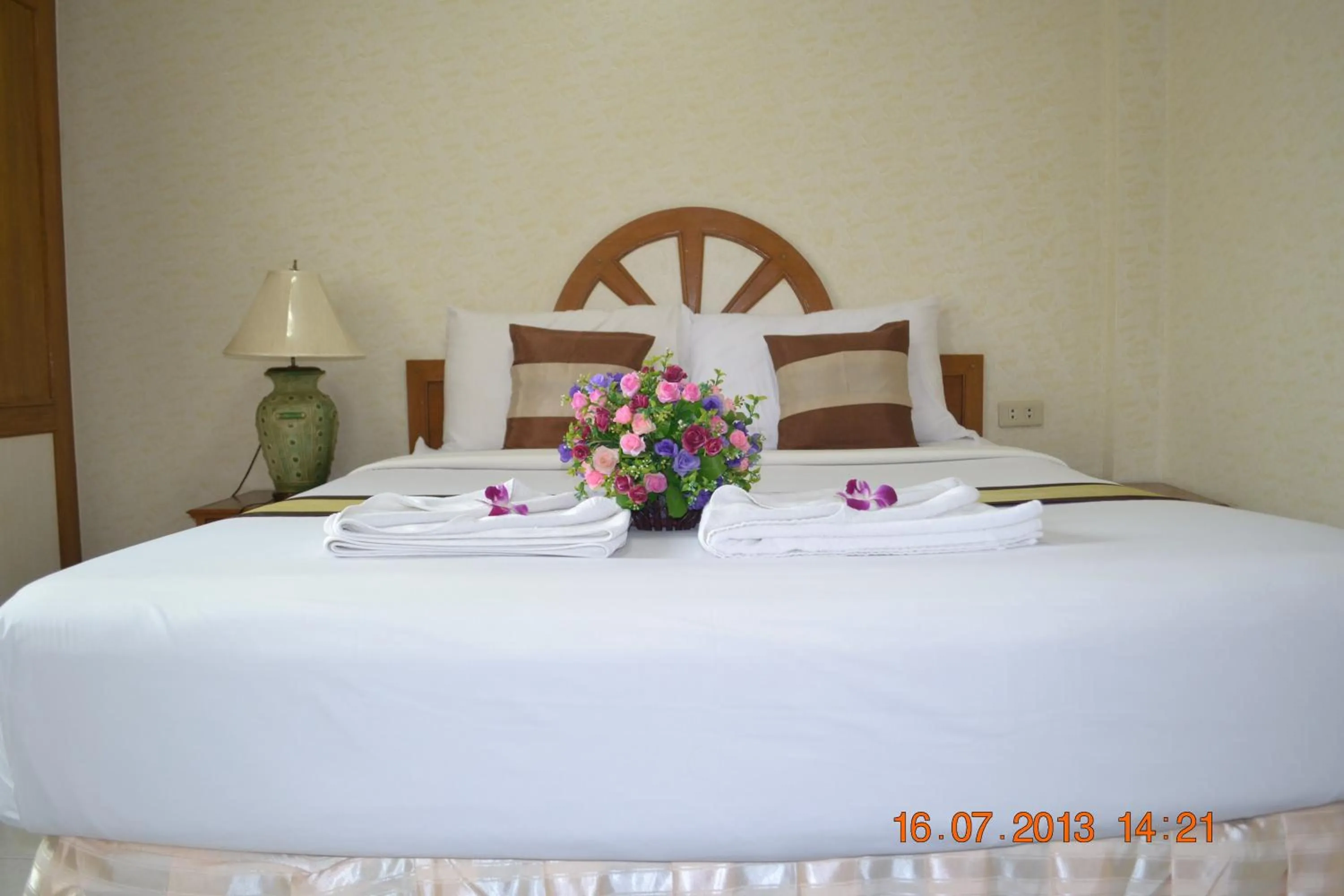 Bed in Natacha Hotel