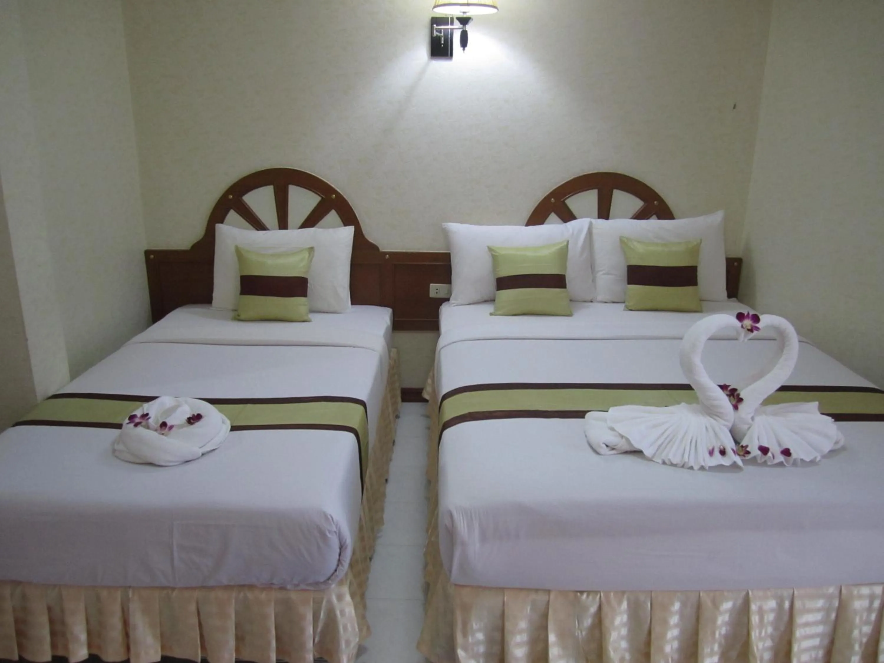Bed in Natacha Hotel
