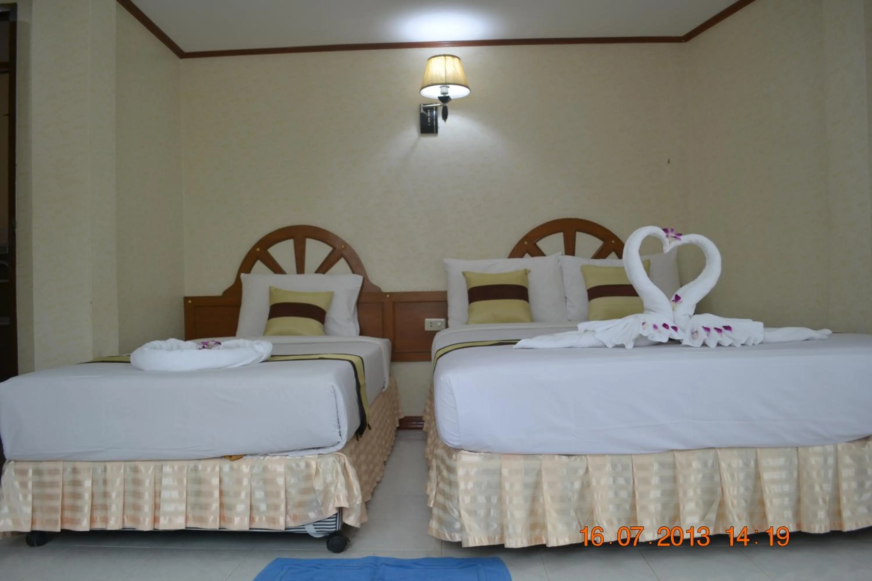 Bed in Natacha Hotel