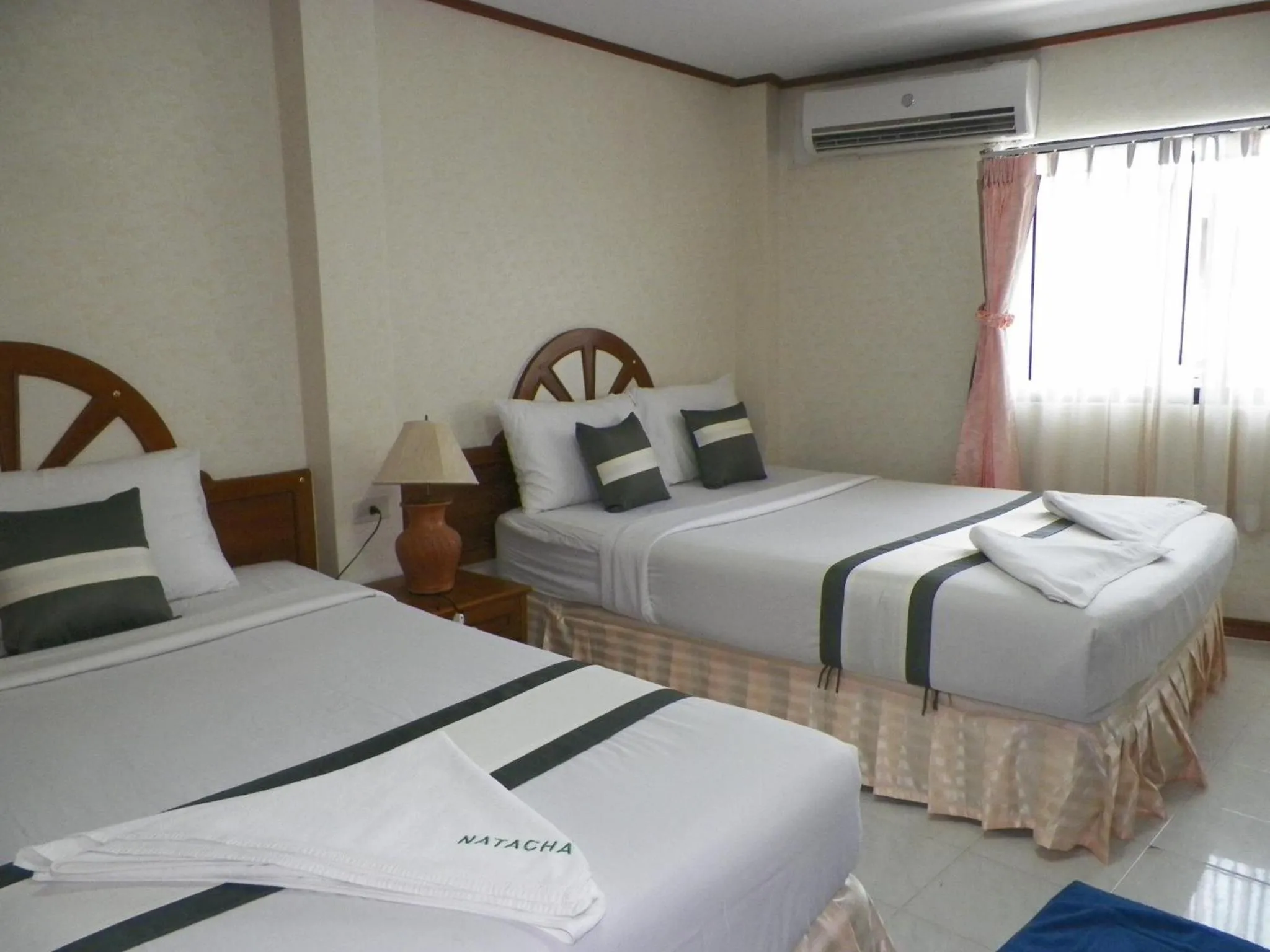 Bed in Natacha Hotel