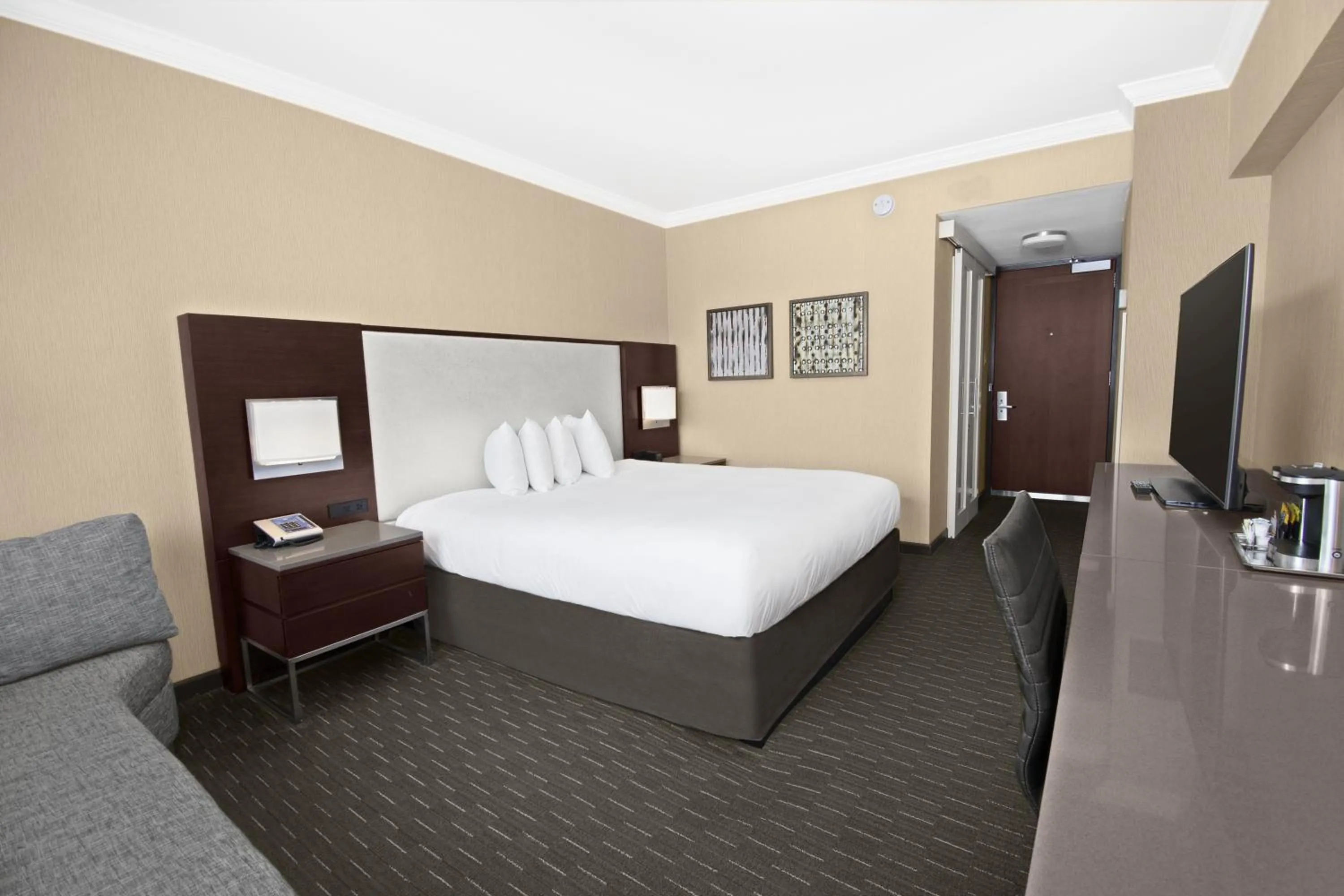 Bed in Hilton San Francisco Union Square
