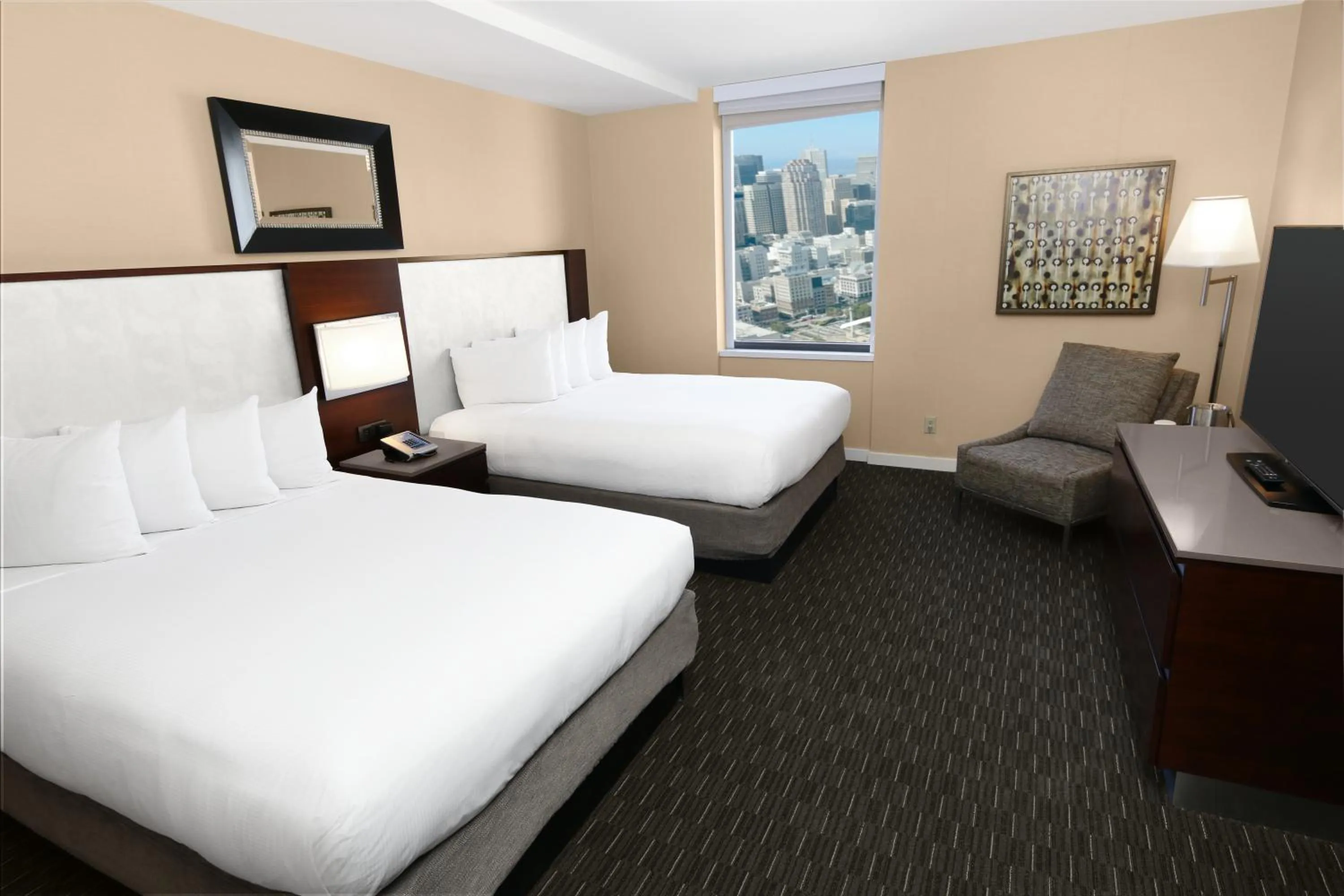 Bedroom, Bed in Hilton San Francisco Union Square