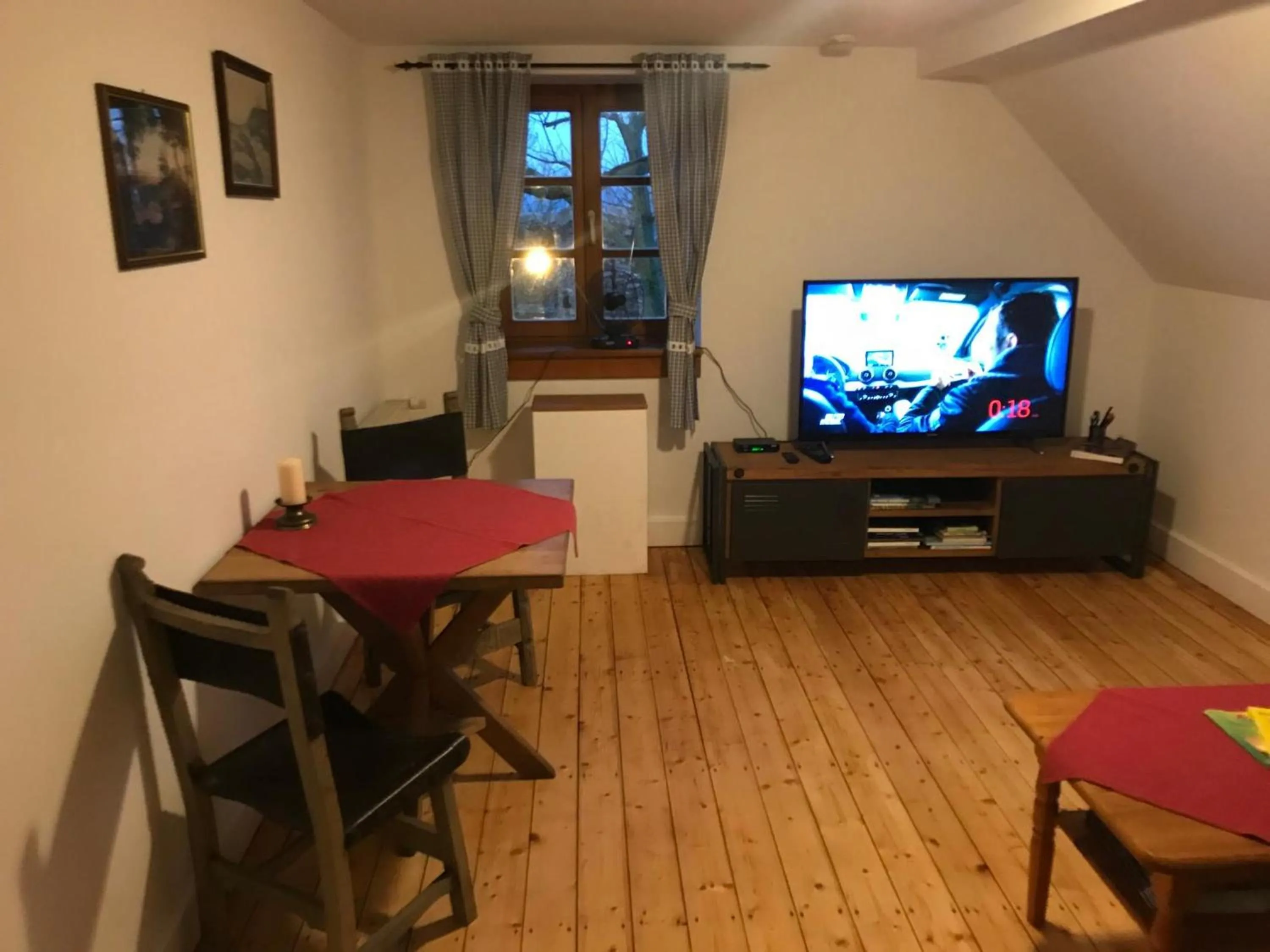 Living room in Schloß Auerbach Kleine Ferienwohnung
