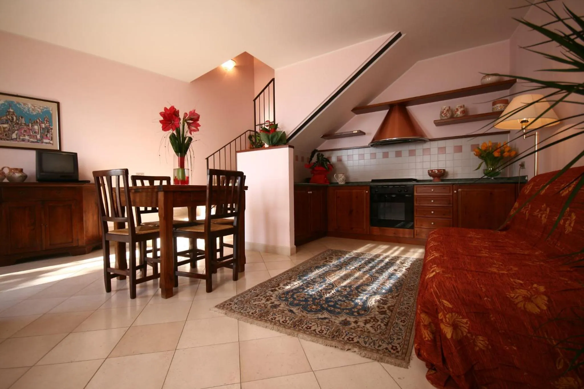 Kitchen or kitchenette in Casa Oliva borgo del Benessere delle Marche