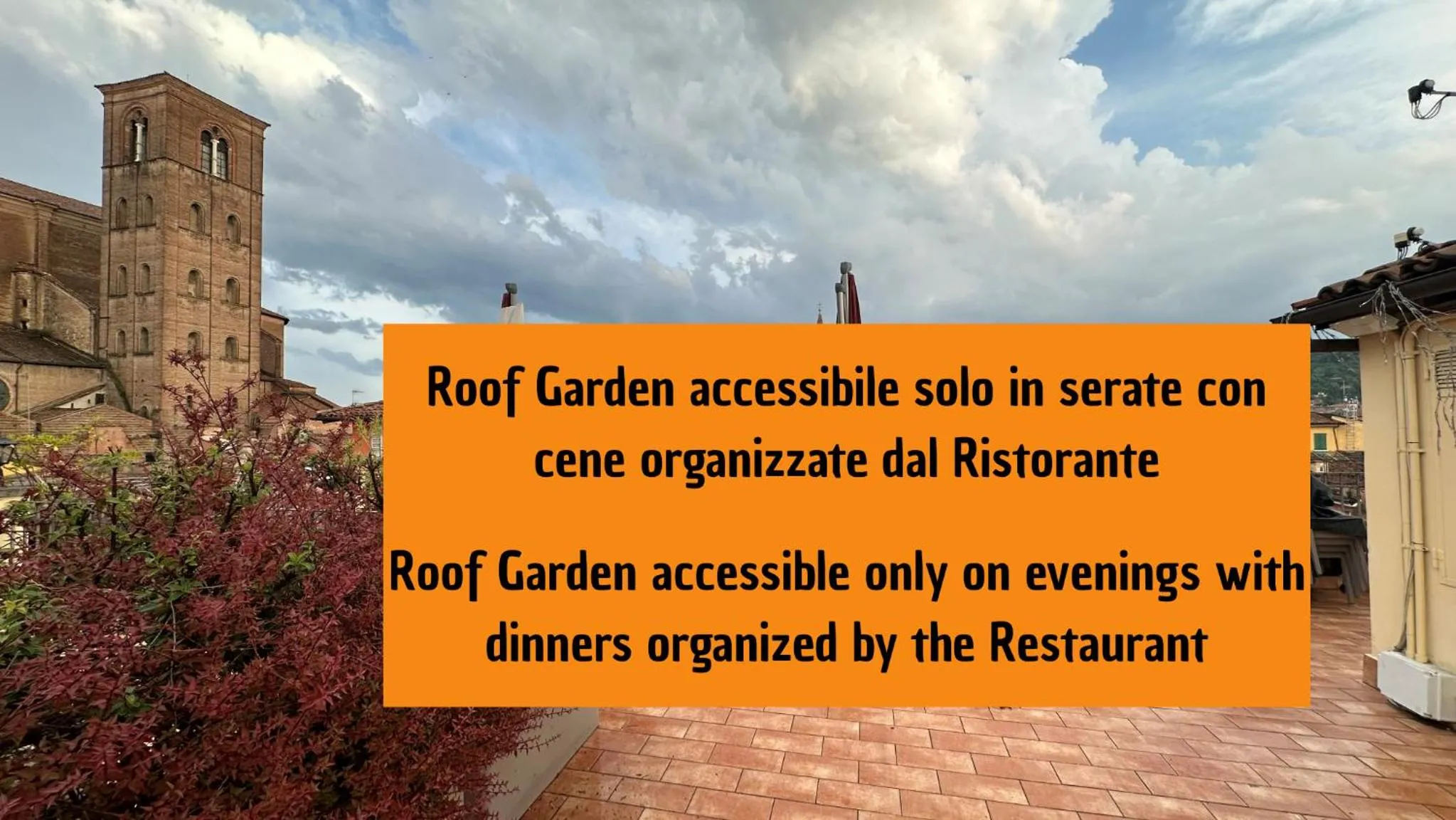 Balcony/Terrace in Hotel Roma