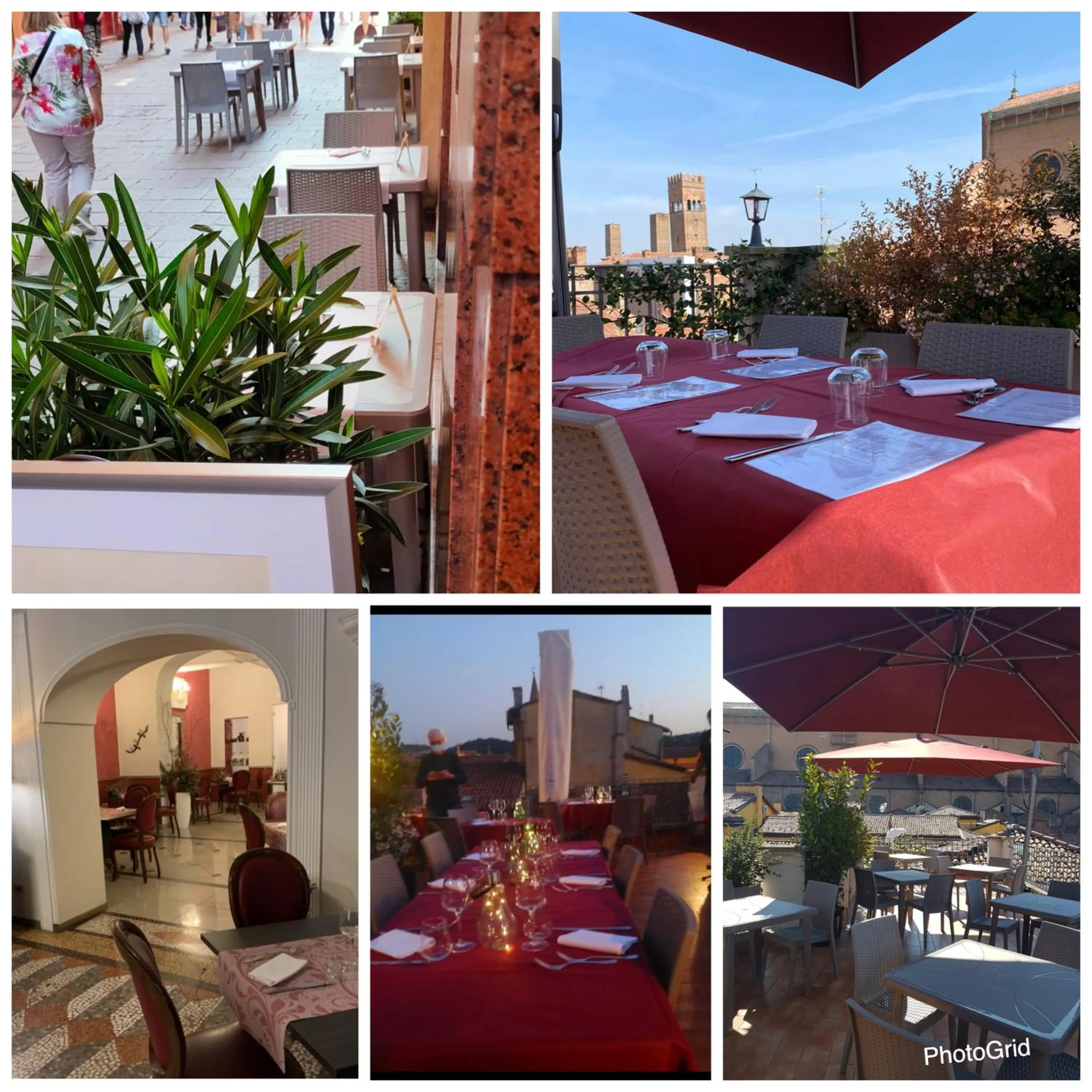 Restaurant/places to eat in Hotel Roma