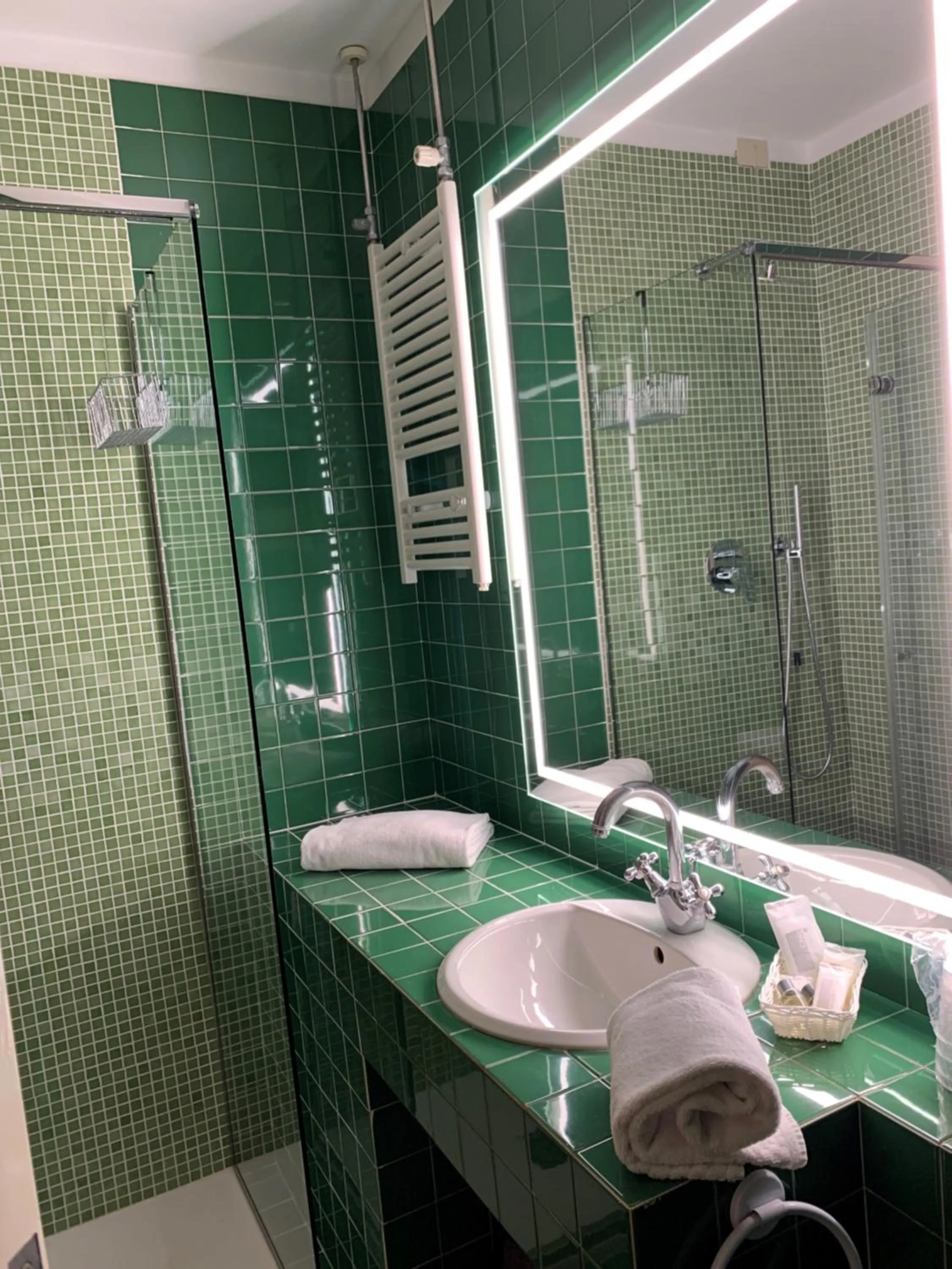 Shower in Hotel Roma