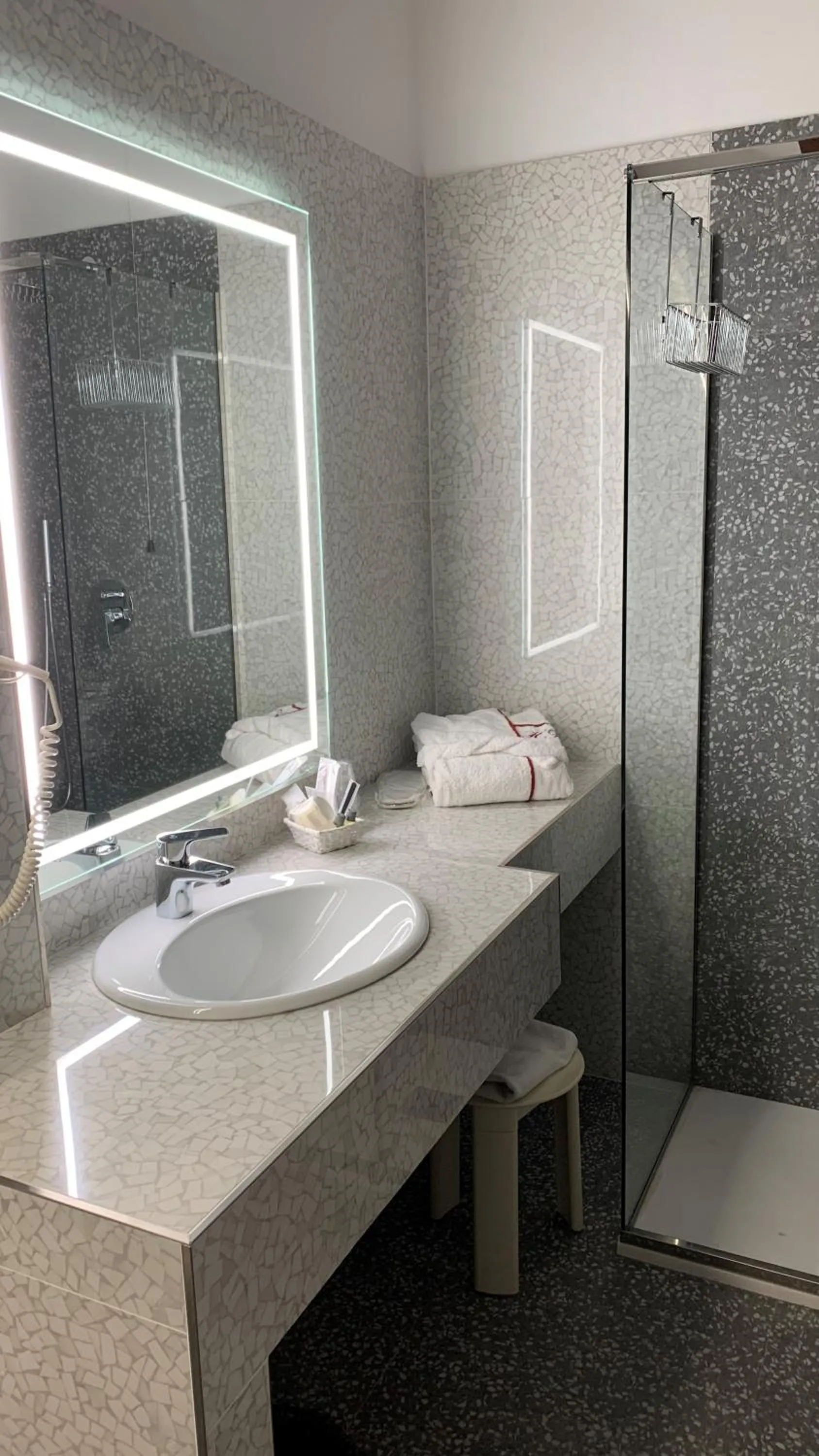 Shower in Hotel Roma