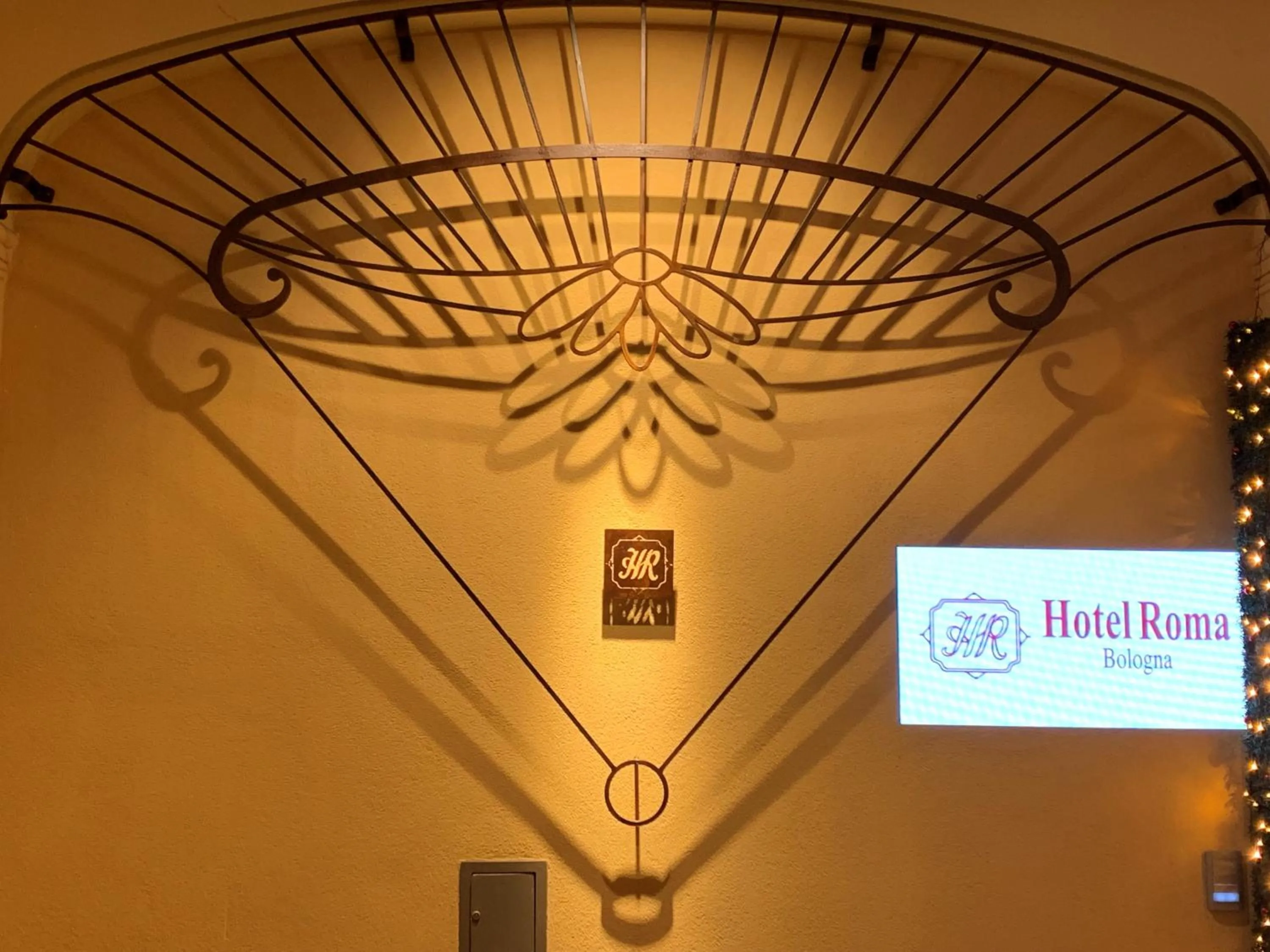 Decorative detail in Hotel Roma