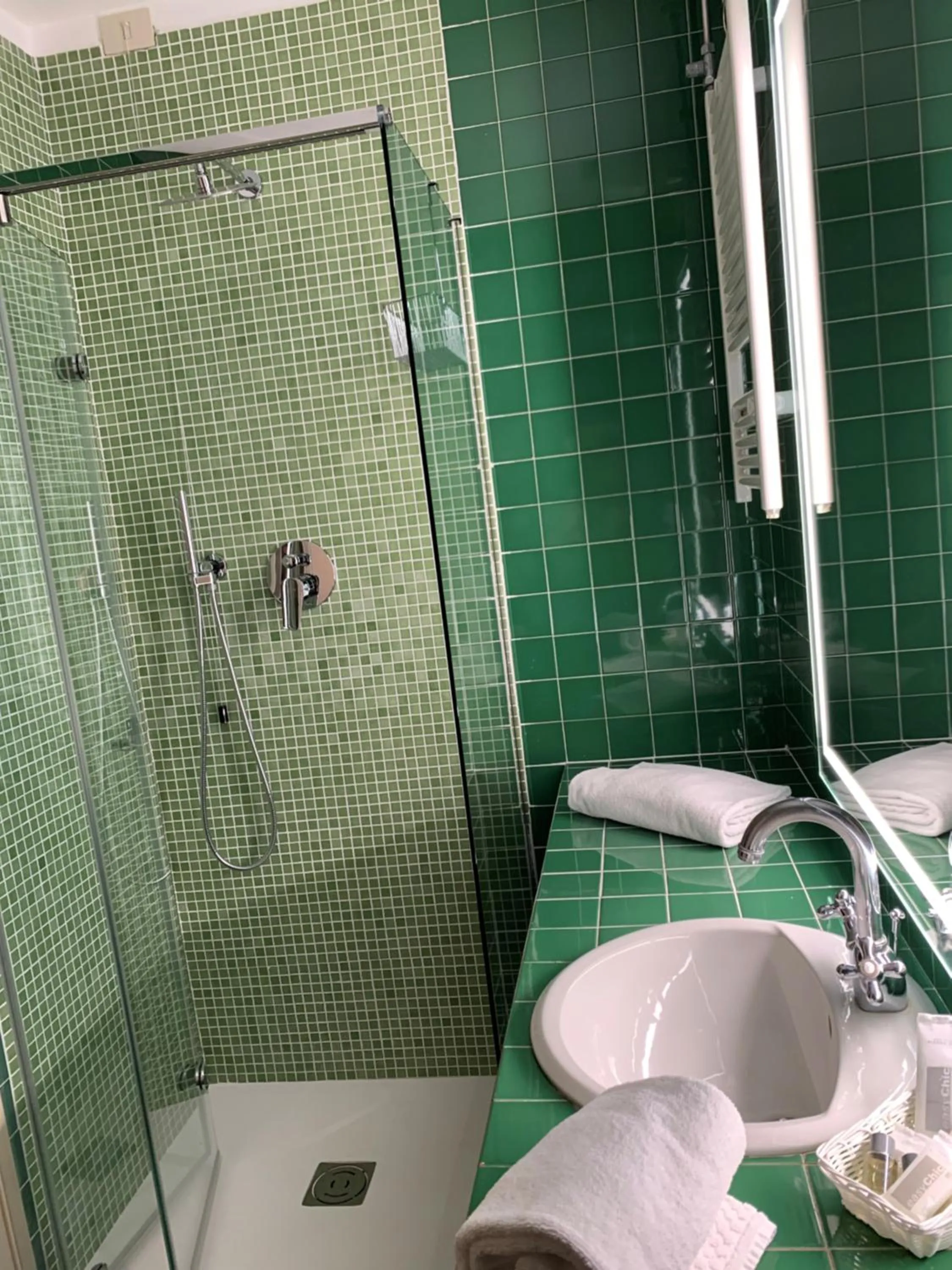 Shower in Hotel Roma