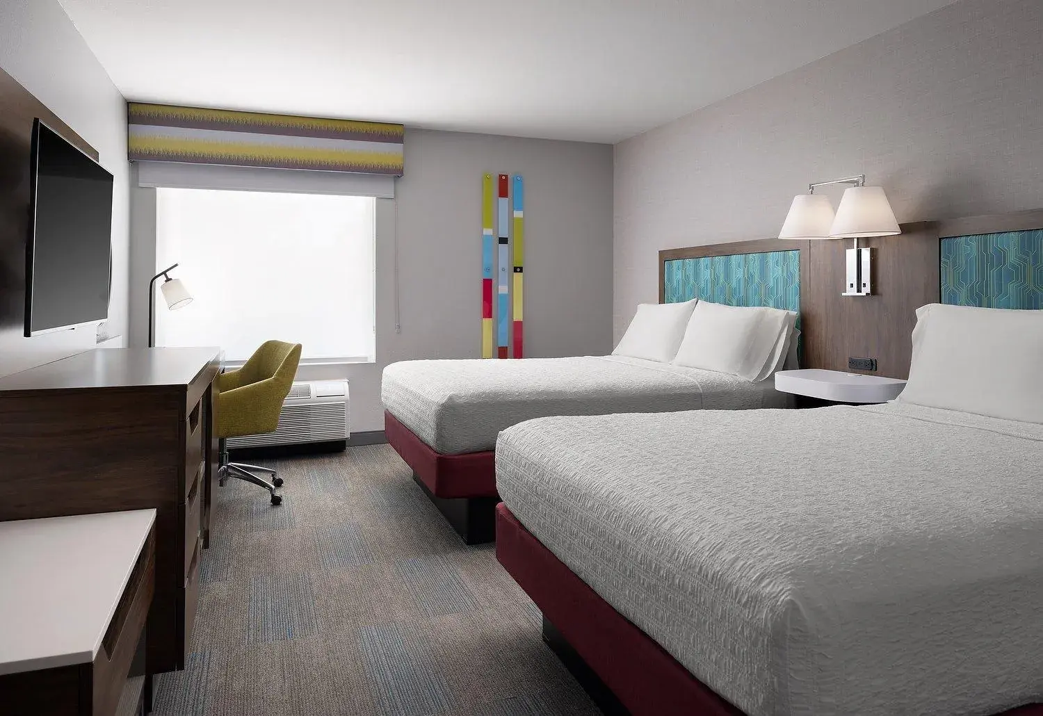 Bedroom, Bed in Hampton Inn San Diego/Del Mar Bedroom, Bed in Hampton Inn San Diego/Del Mar