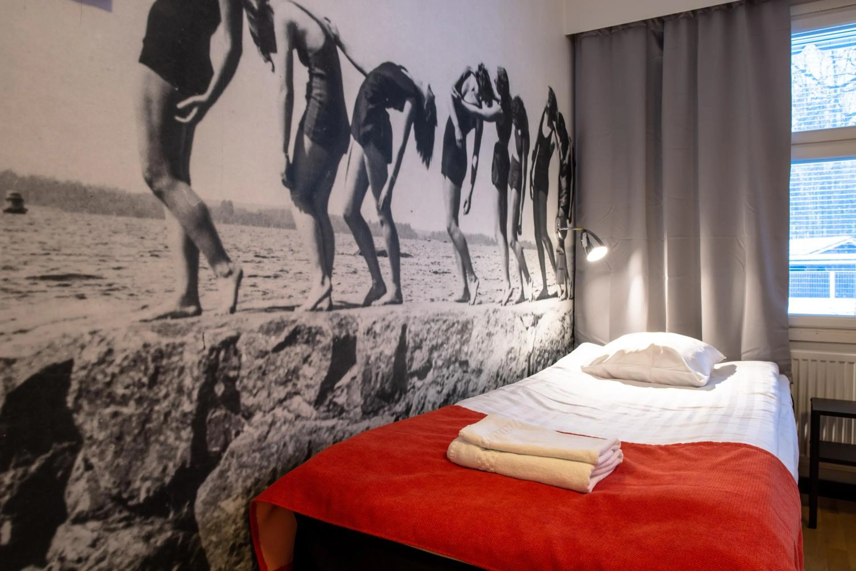 Bed in Tanhuvaara Sport Resort