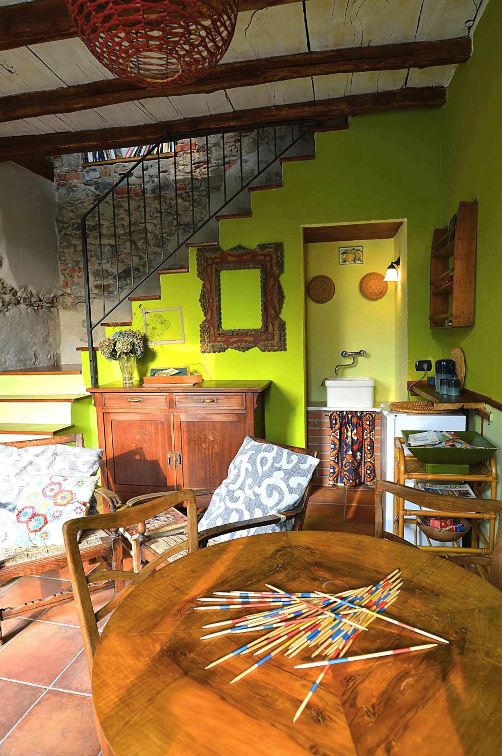 Communal lounge/ TV room in Il Cortile - Casa d'Artista