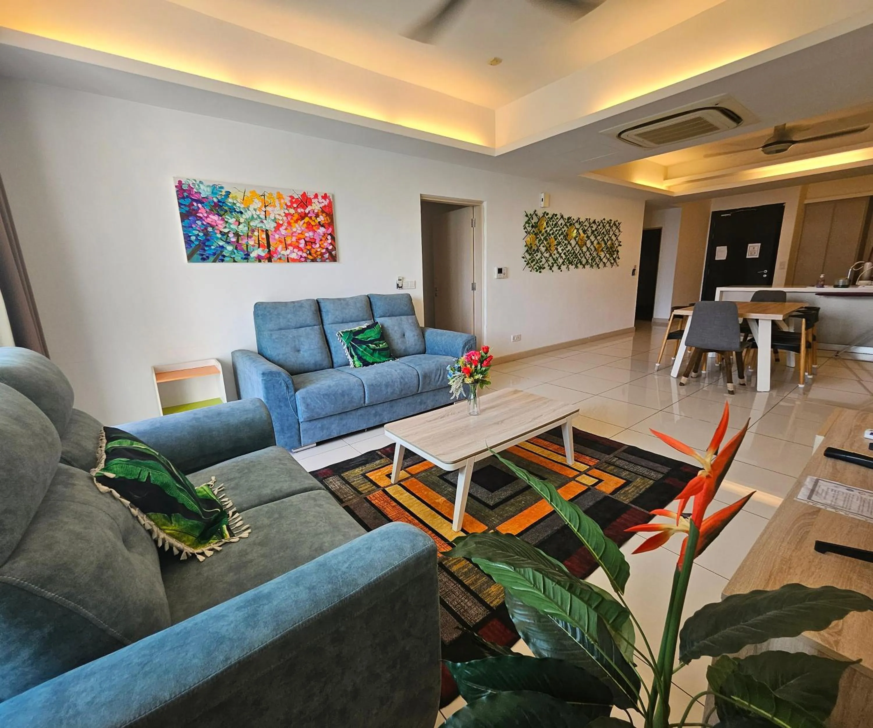 Living room in Holiday Heaven