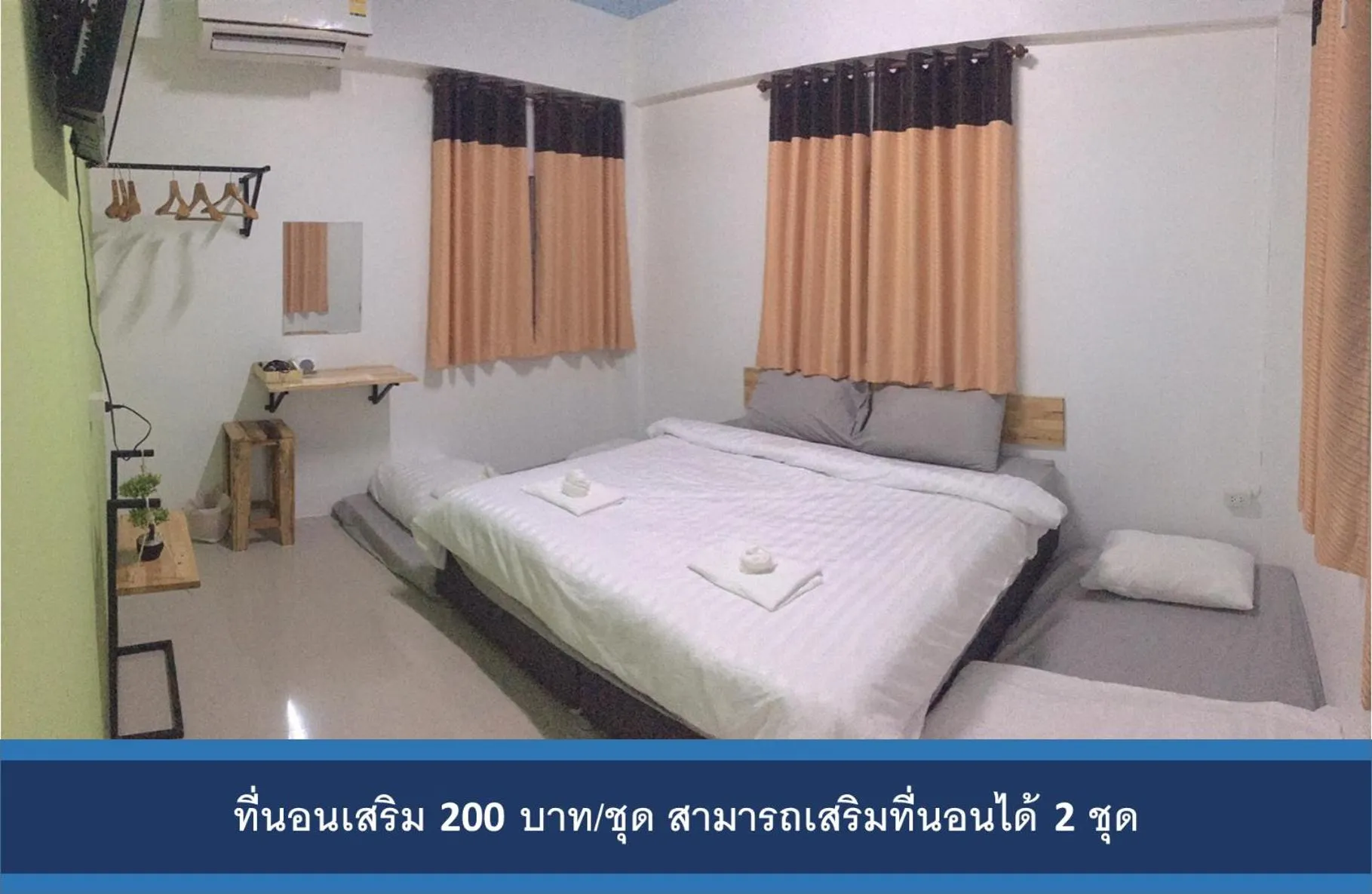 Bed in Rung ChiangRai Resort
