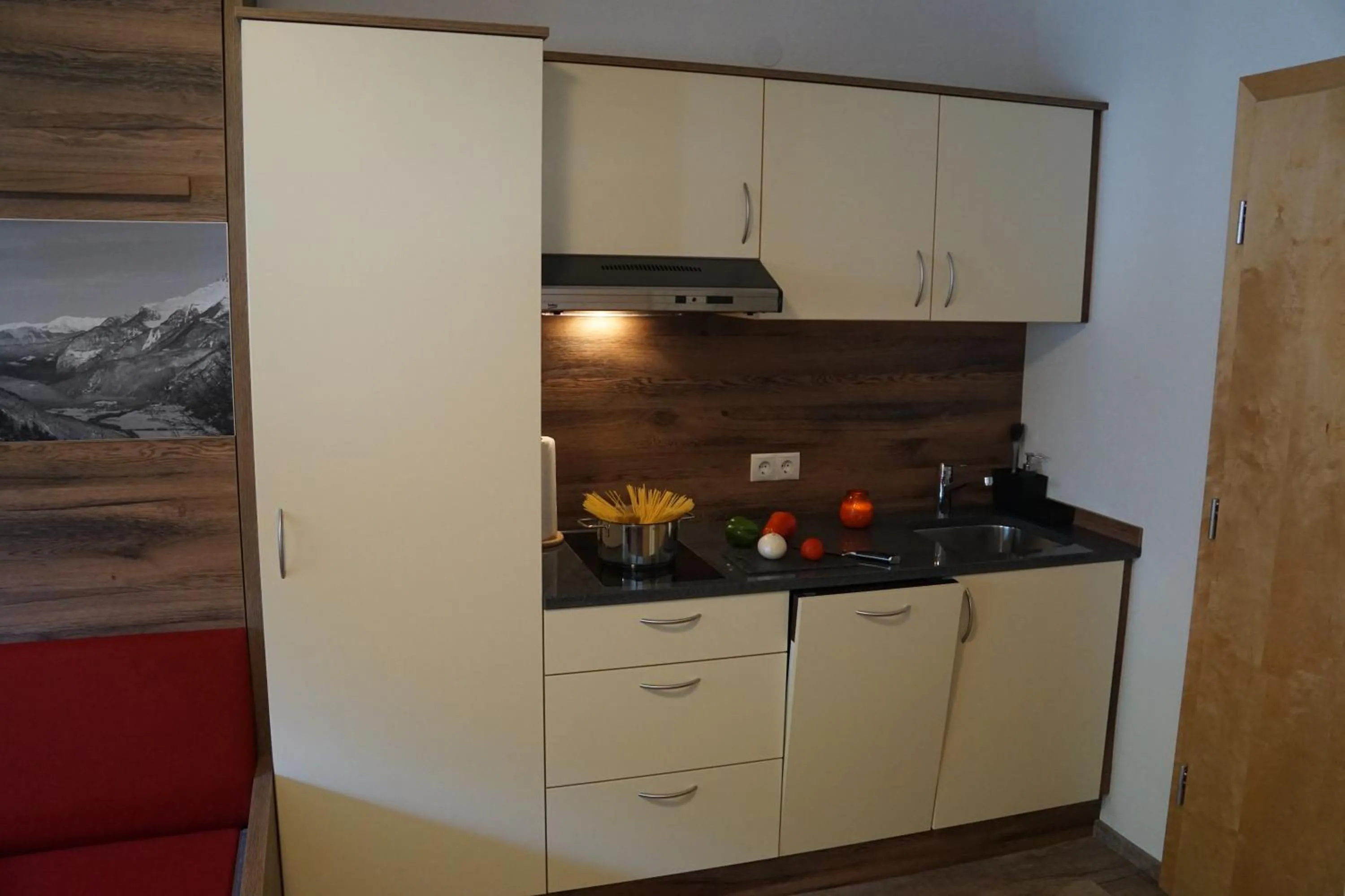 Kitchen or kitchenette in Apart Felsenhof