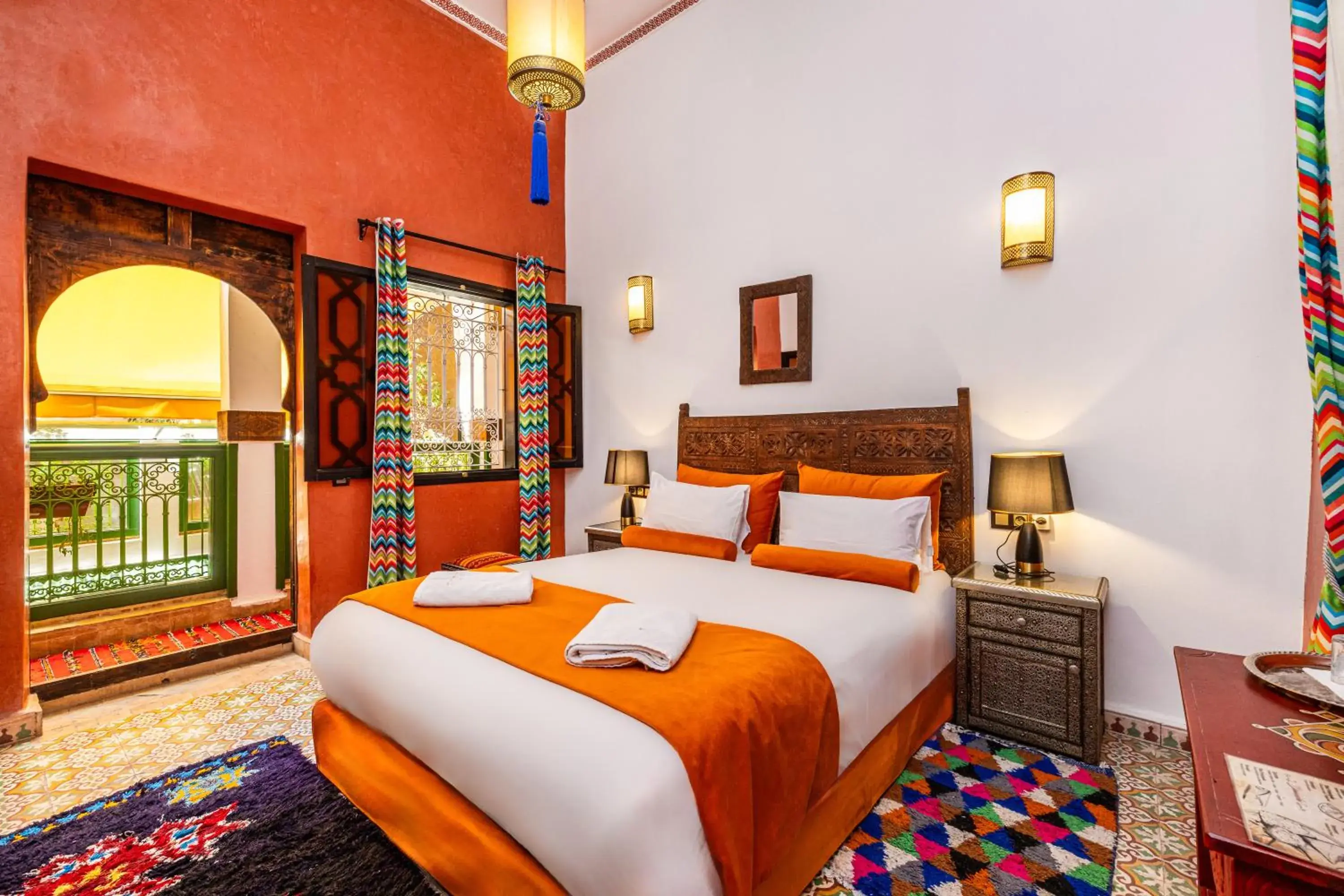 View (from property/room), Bed in Riad Luzia View (from property/room), Bed in Riad Luzia