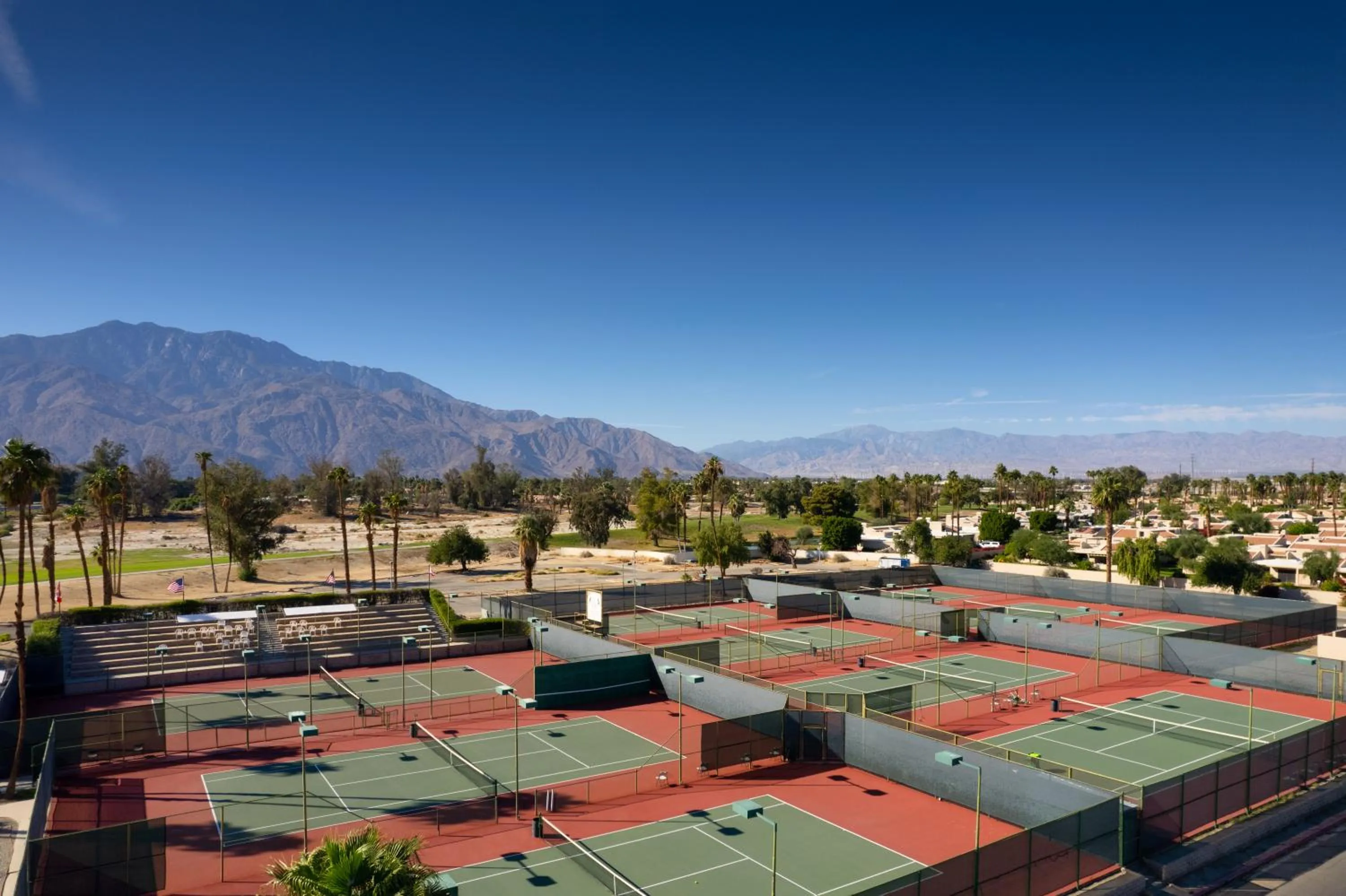 Tennis court in Hyatt Vacation Club at Desert Oasis