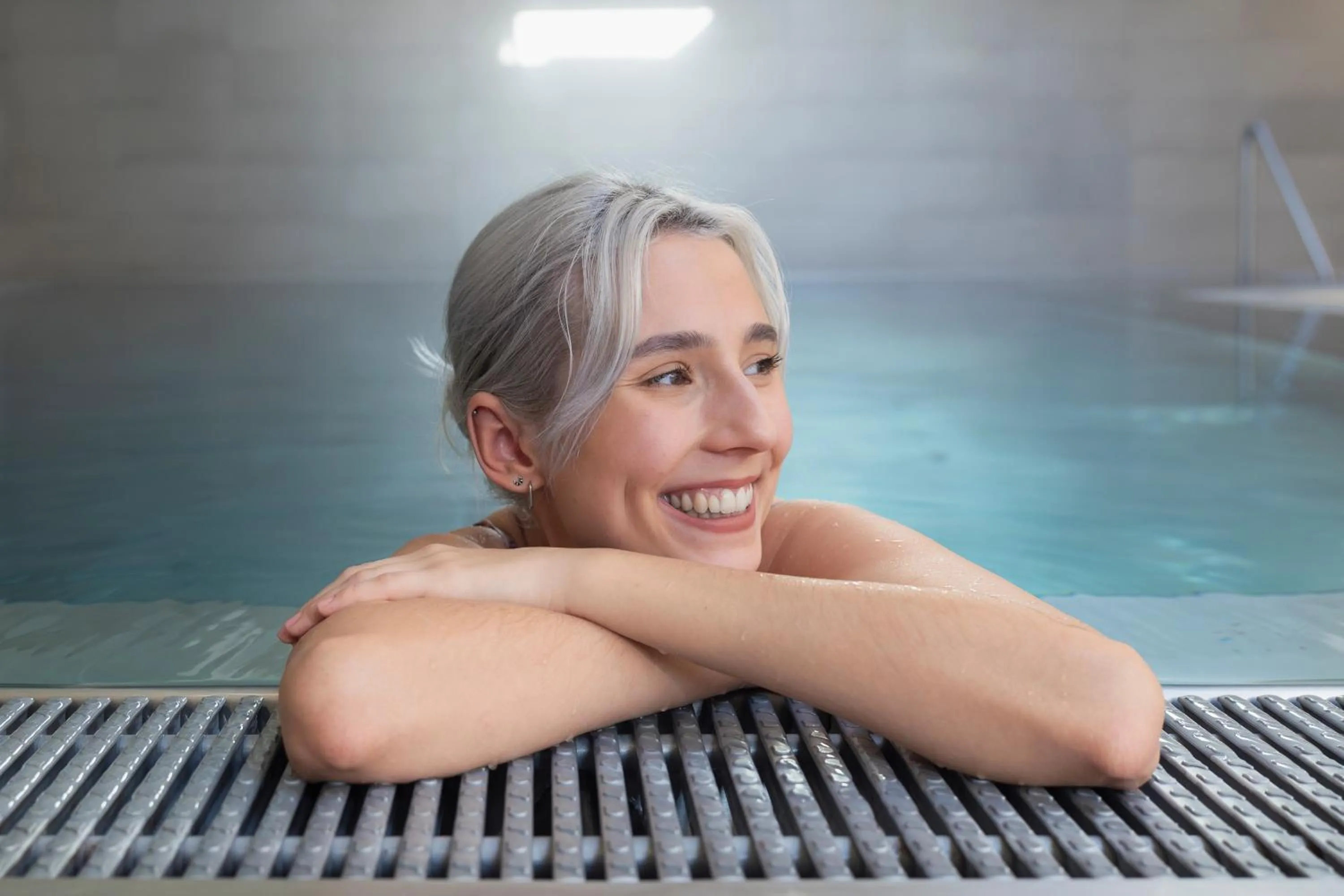 Swimming pool in Hotel Bergwelt