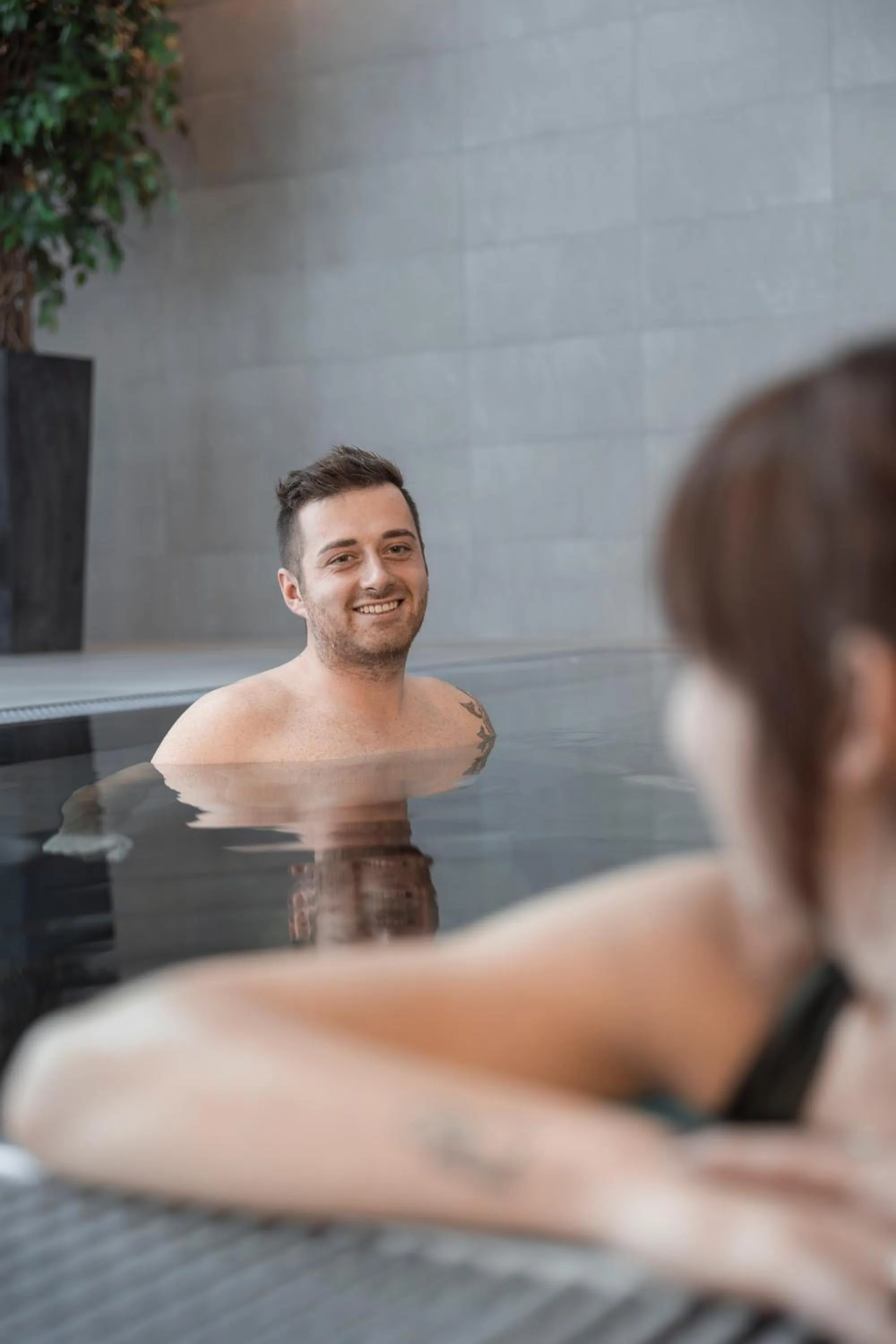 Swimming pool in Hotel Bergwelt
