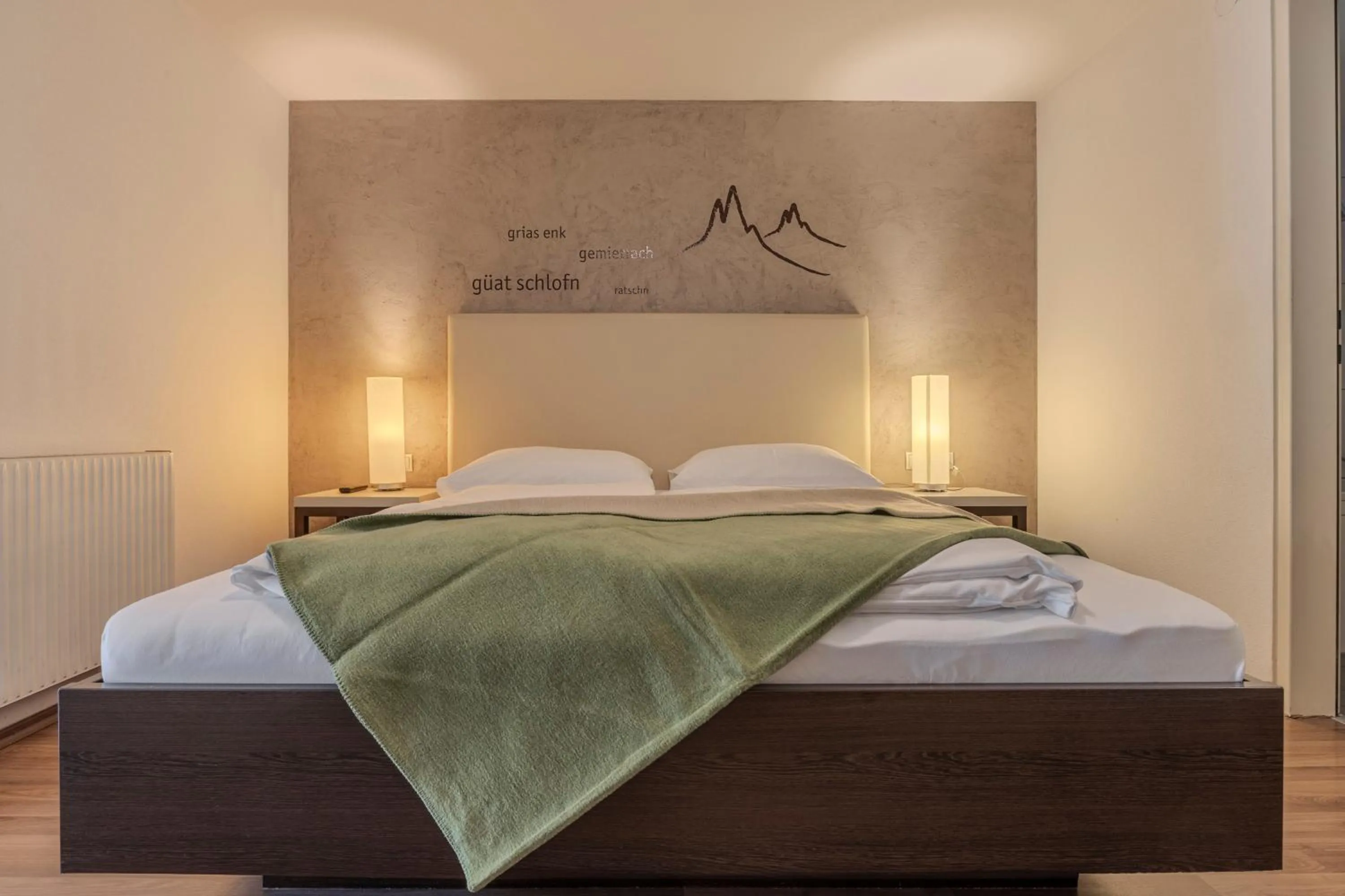 Bedroom, Bed in Hotel Bergwelt