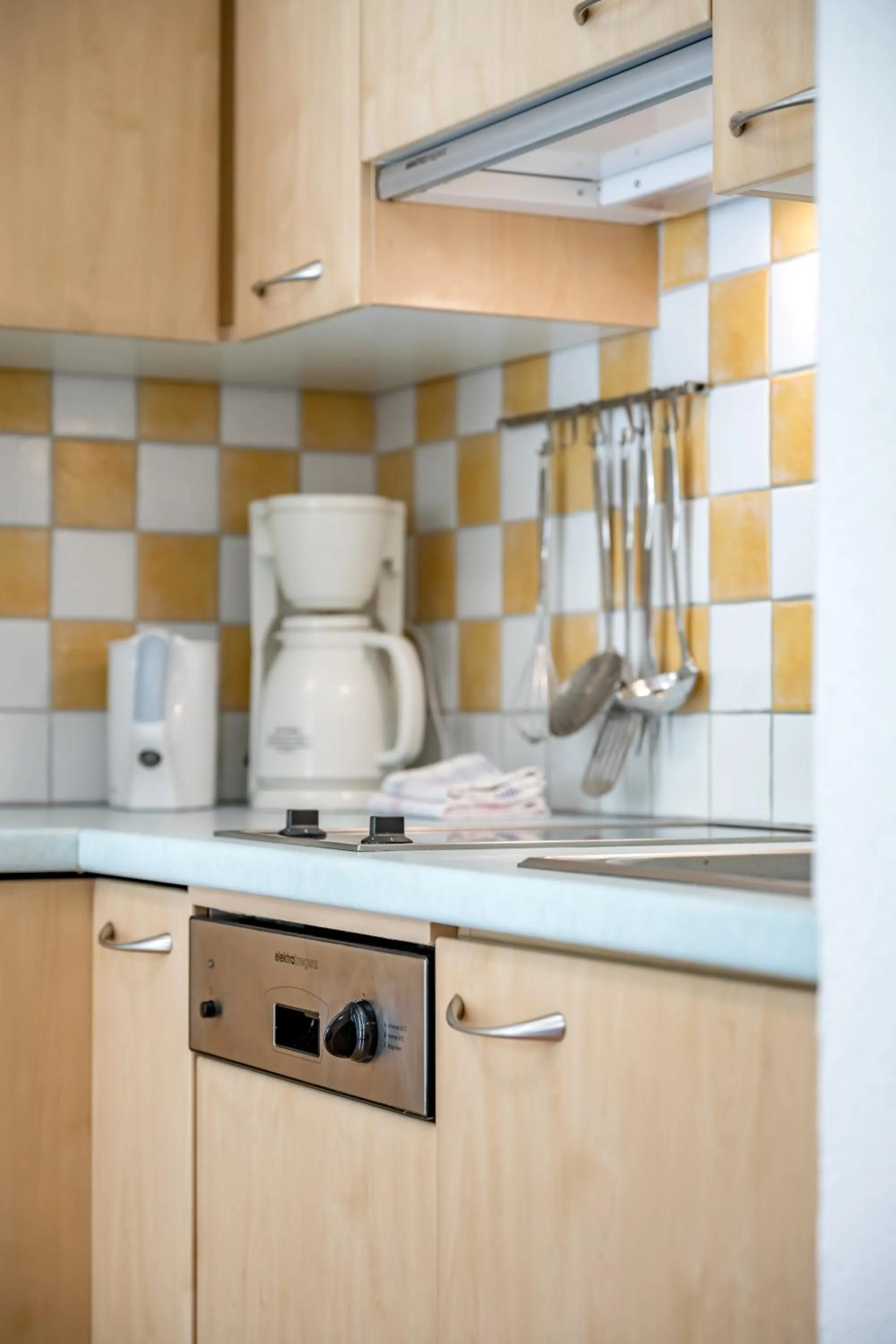 Kitchen or kitchenette in Hotel Bergwelt