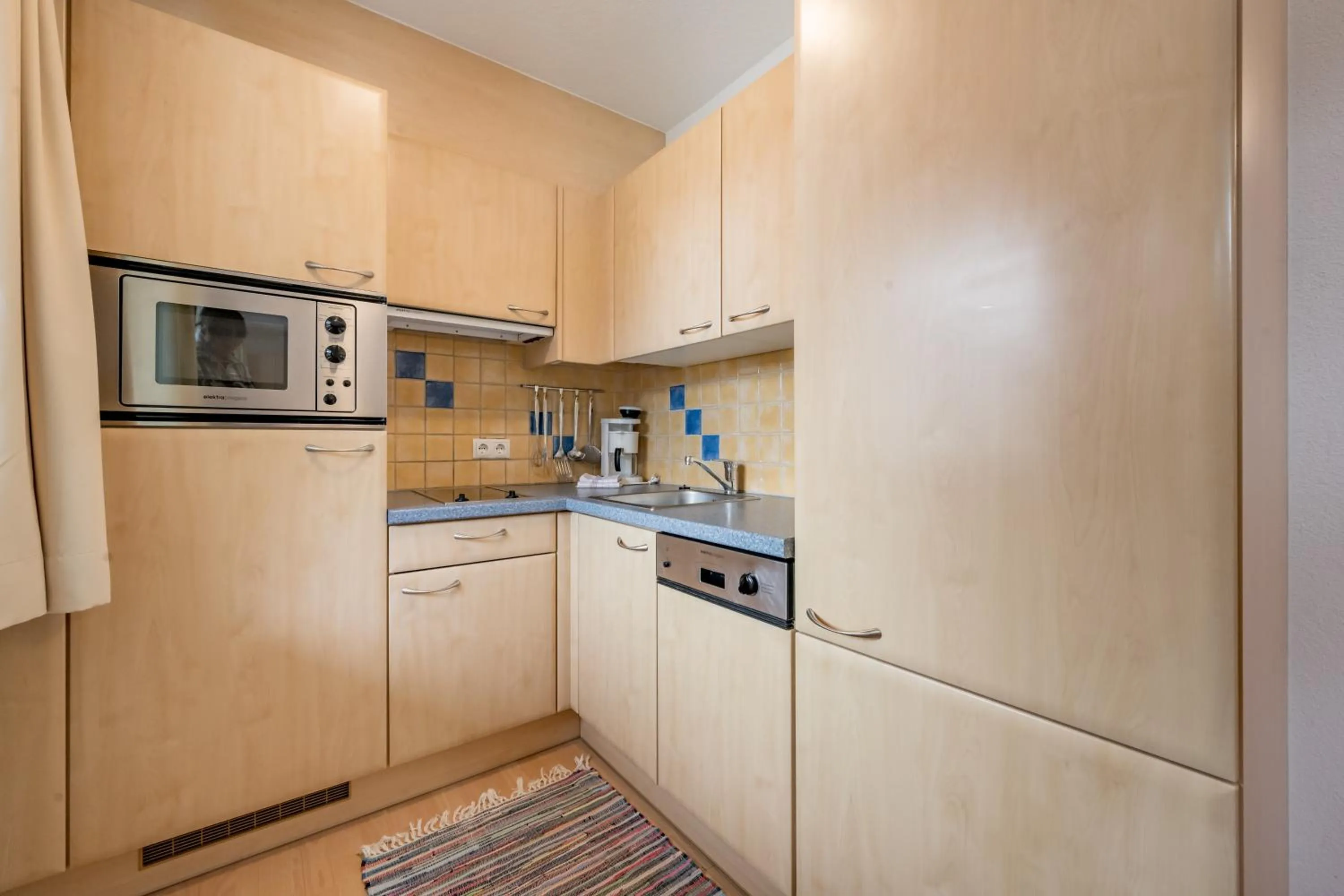 Kitchen or kitchenette in Hotel Bergwelt