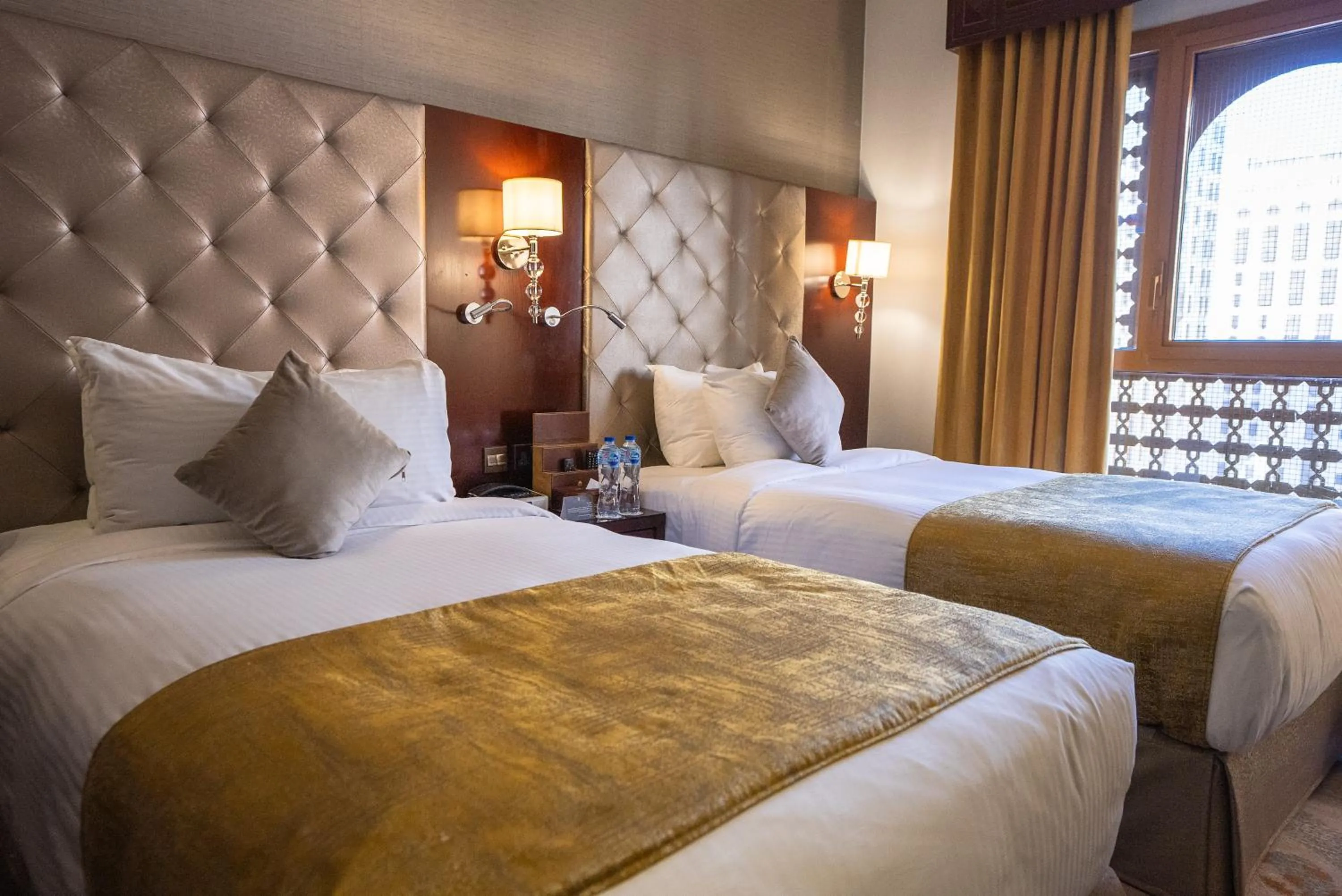 Bed in Dar Al Taqwa Hotel