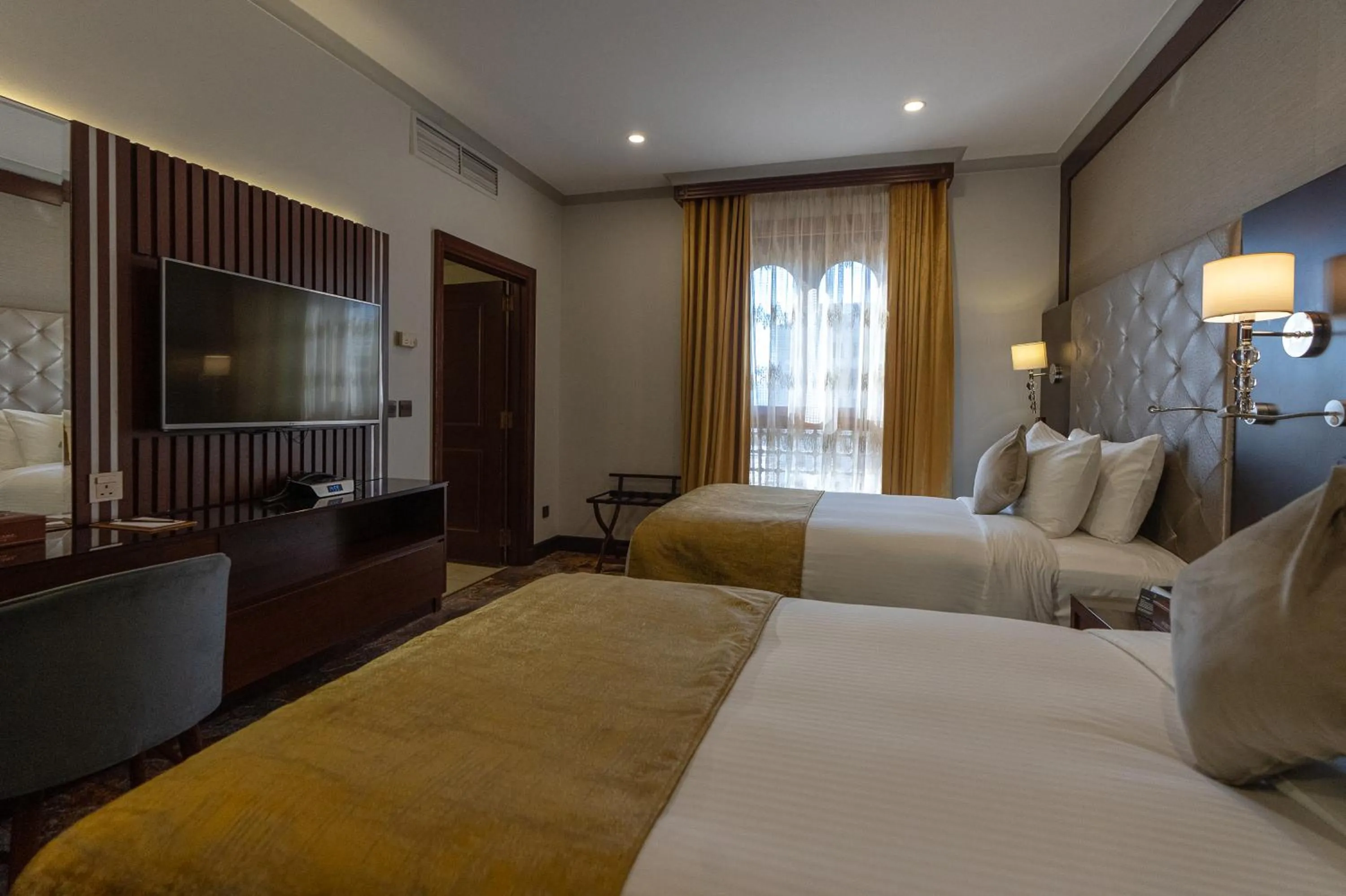 Bed in Dar Al Taqwa Hotel