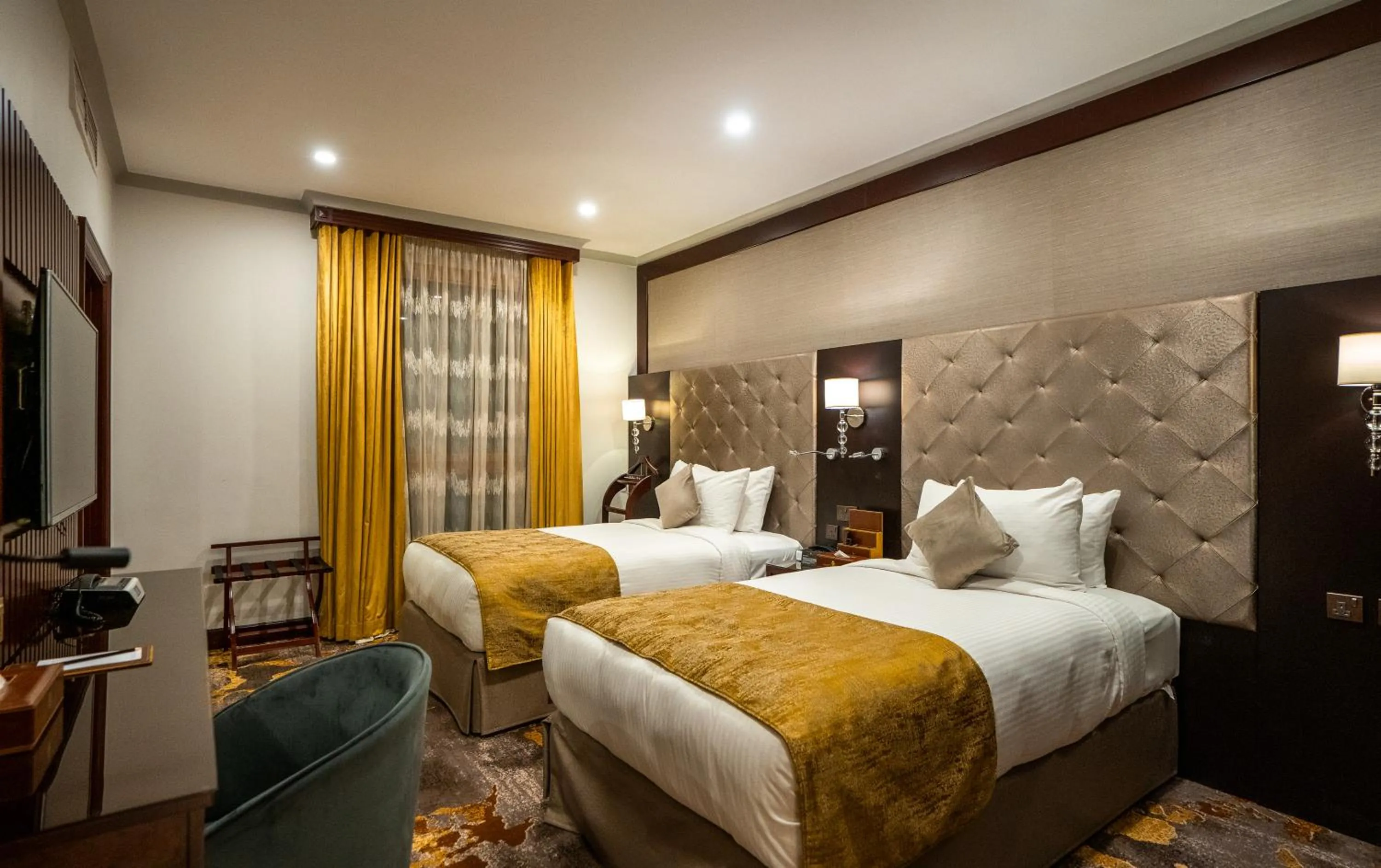 Bed in Dar Al Taqwa Hotel