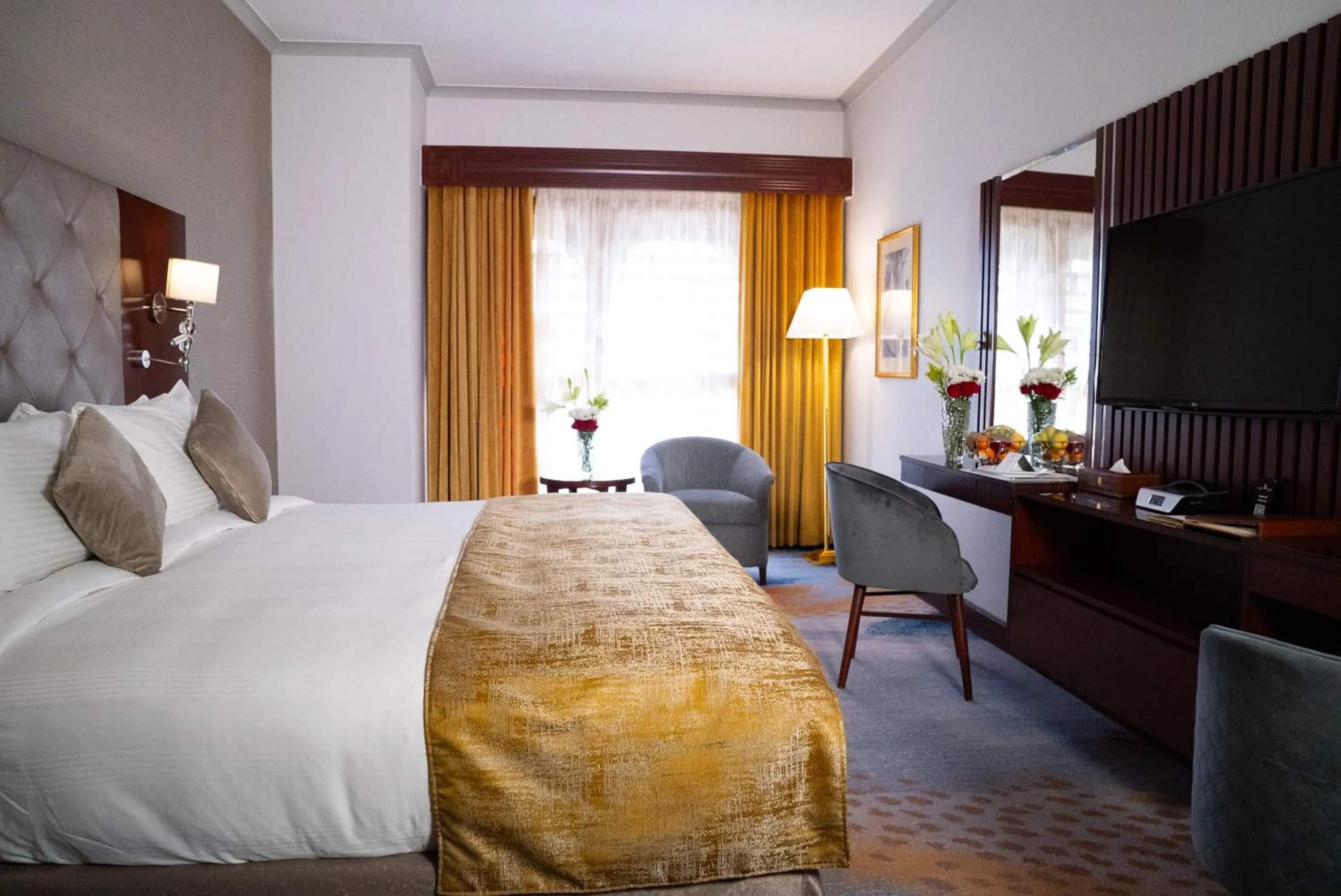 Bed in Dar Al Taqwa Hotel