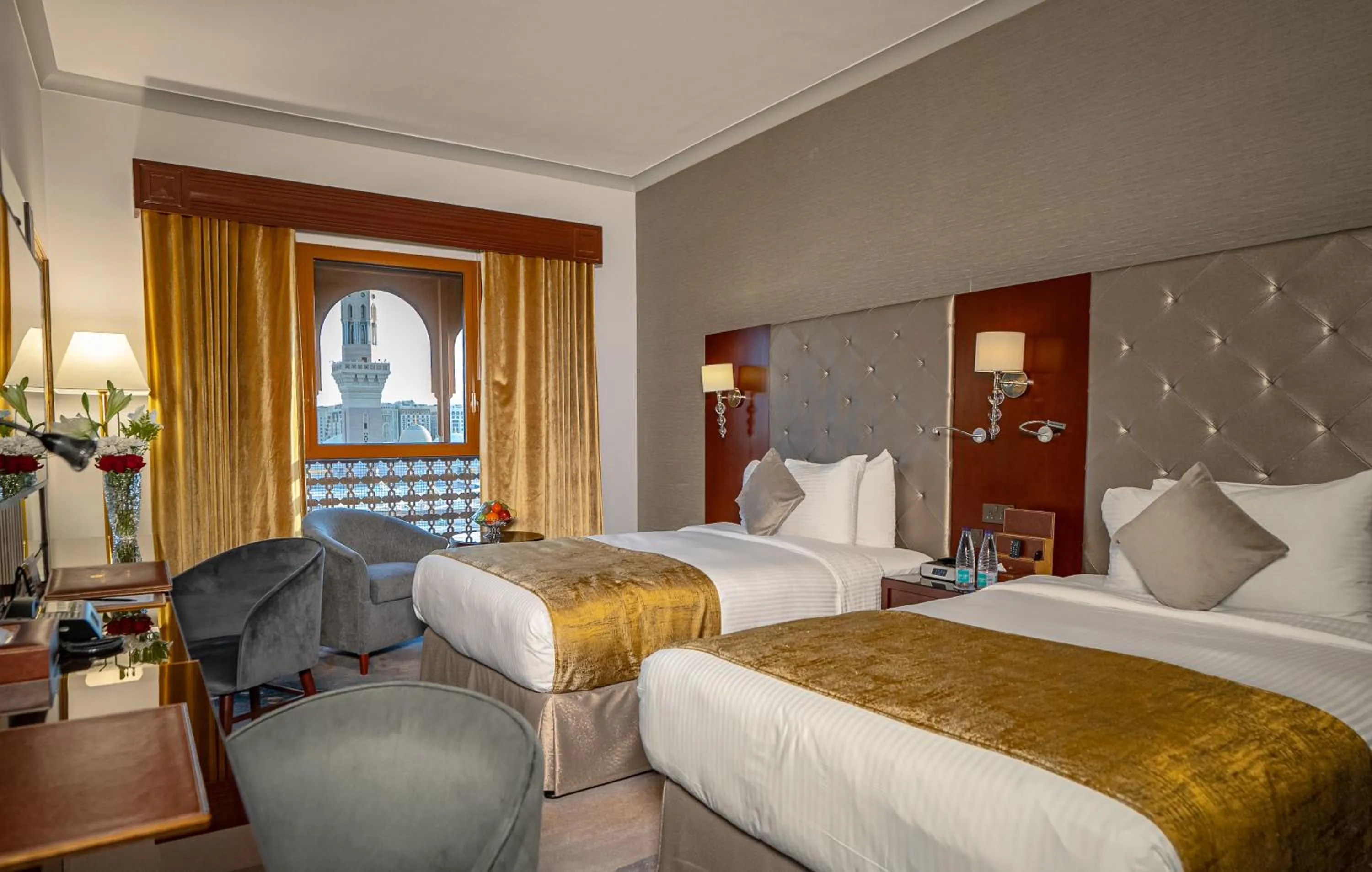 Bed in Dar Al Taqwa Hotel
