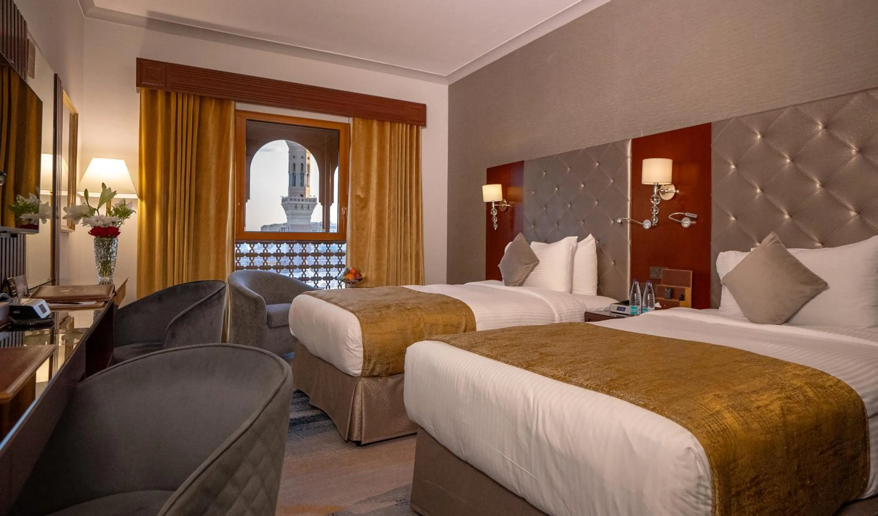 Bed in Dar Al Taqwa Hotel