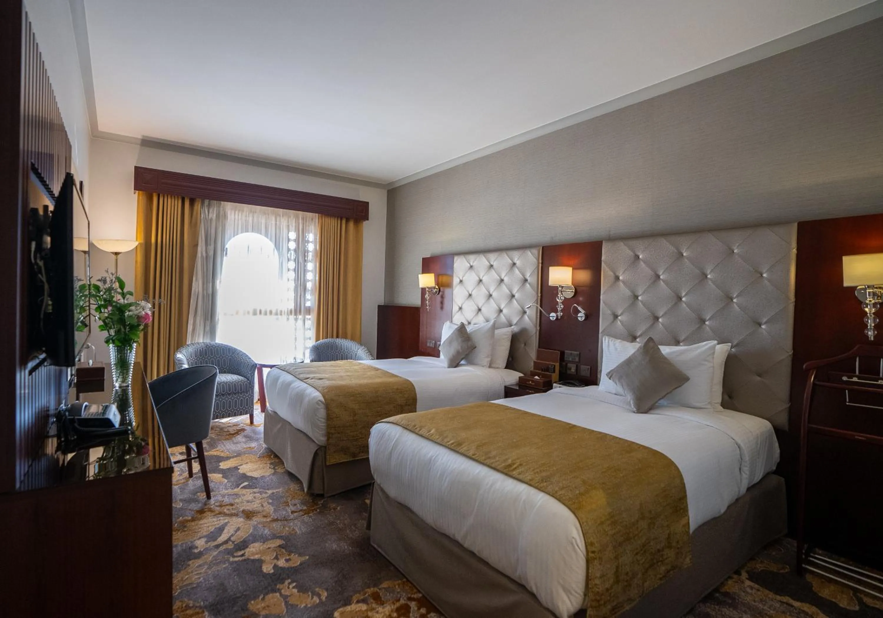 Bed in Dar Al Taqwa Hotel