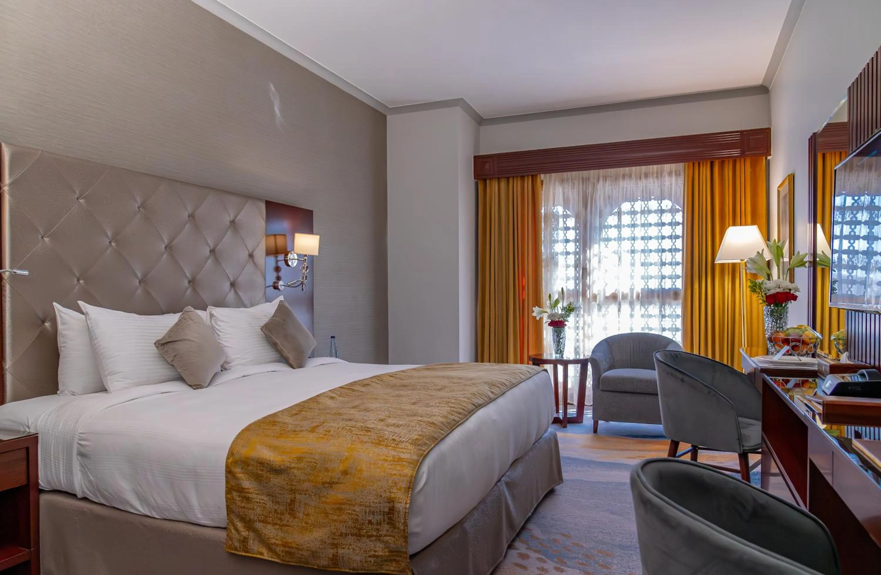 Bed in Dar Al Taqwa Hotel