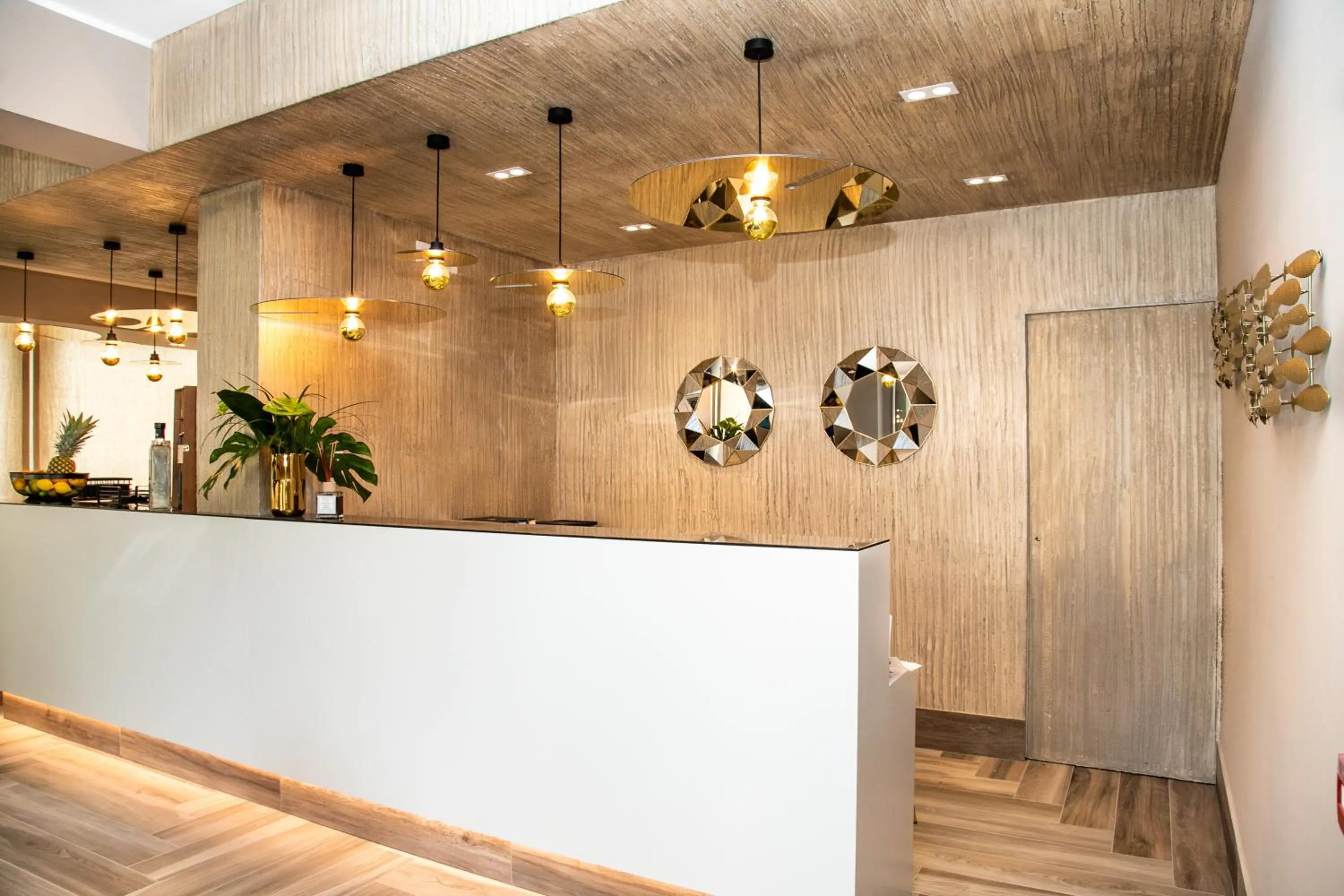 Lobby or reception in Hotel Greif