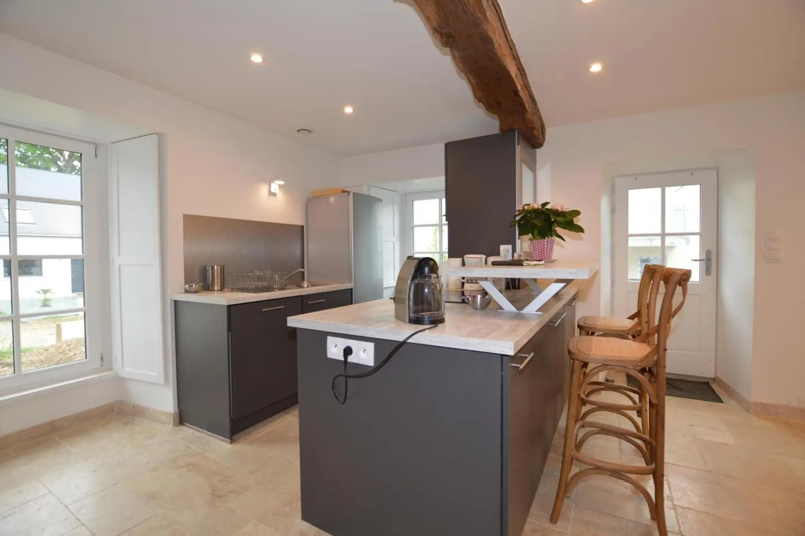 Kitchen or kitchenette in Chateau des Fontenelles