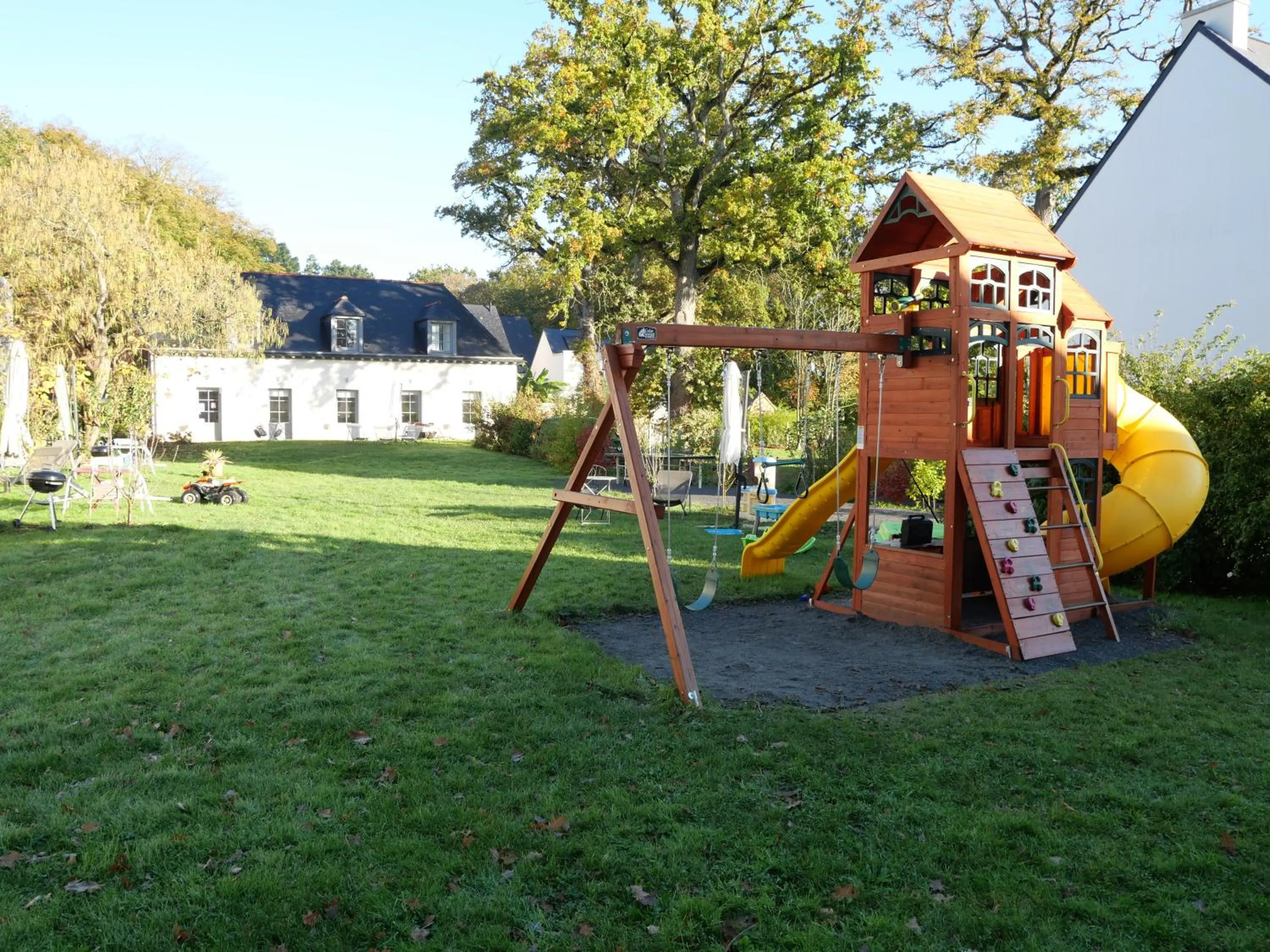 Children play ground in Chateau des Fontenelles