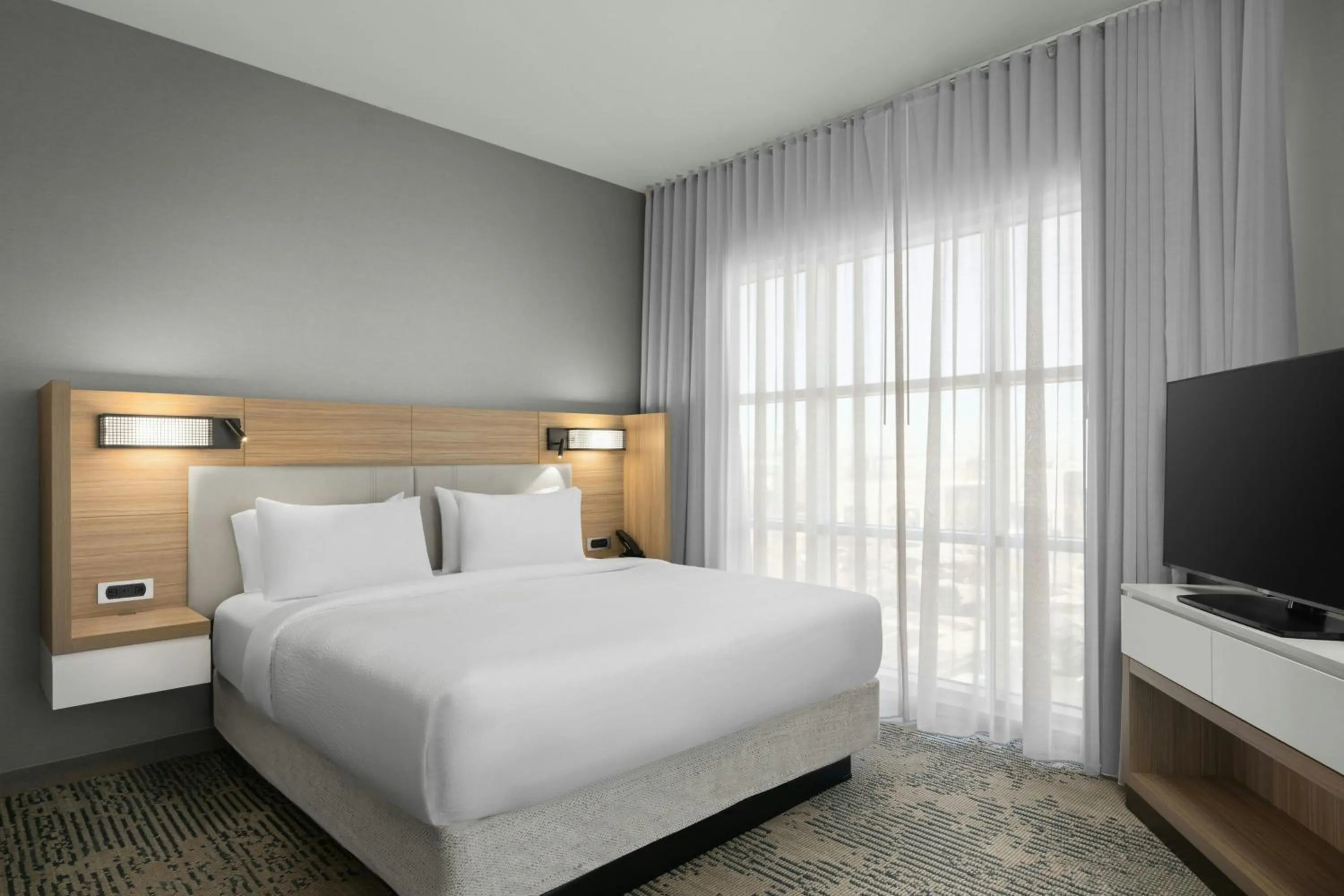 Photo of the whole room, Bed in SpringHill Suites by Marriott Fort Collins