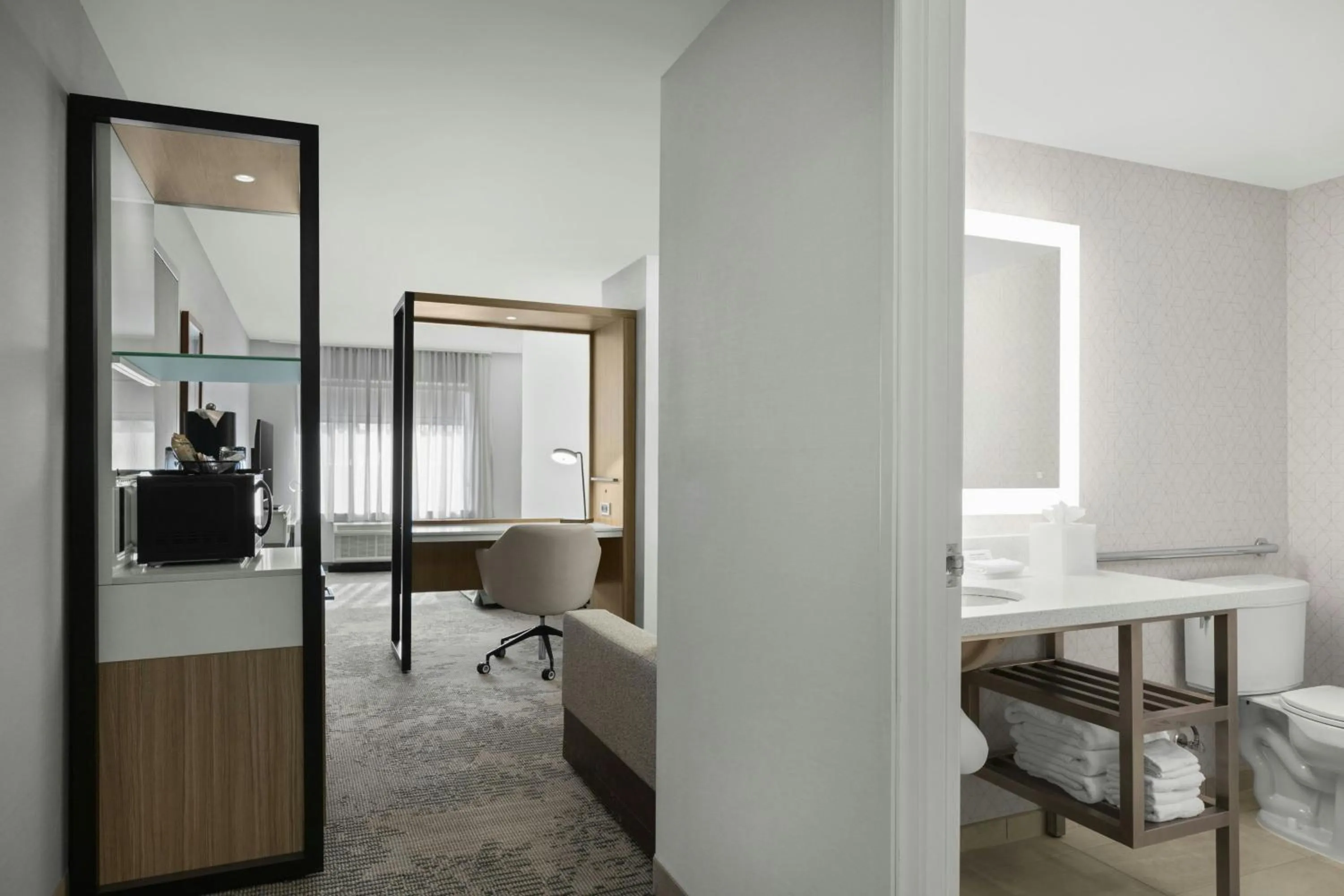 Photo of the whole room, Bed in SpringHill Suites by Marriott Fort Collins