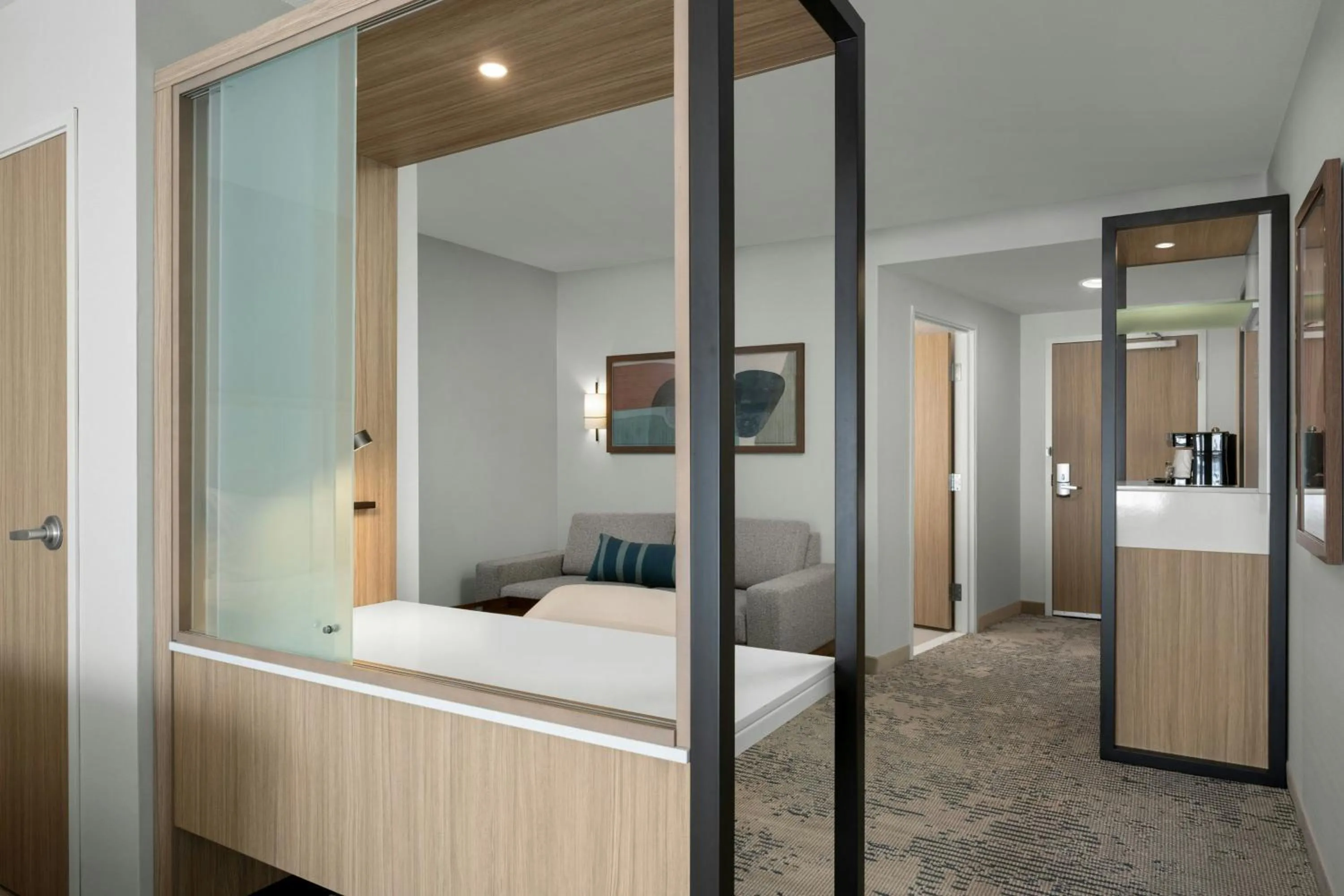 Photo of the whole room, Bed in SpringHill Suites by Marriott Fort Collins
