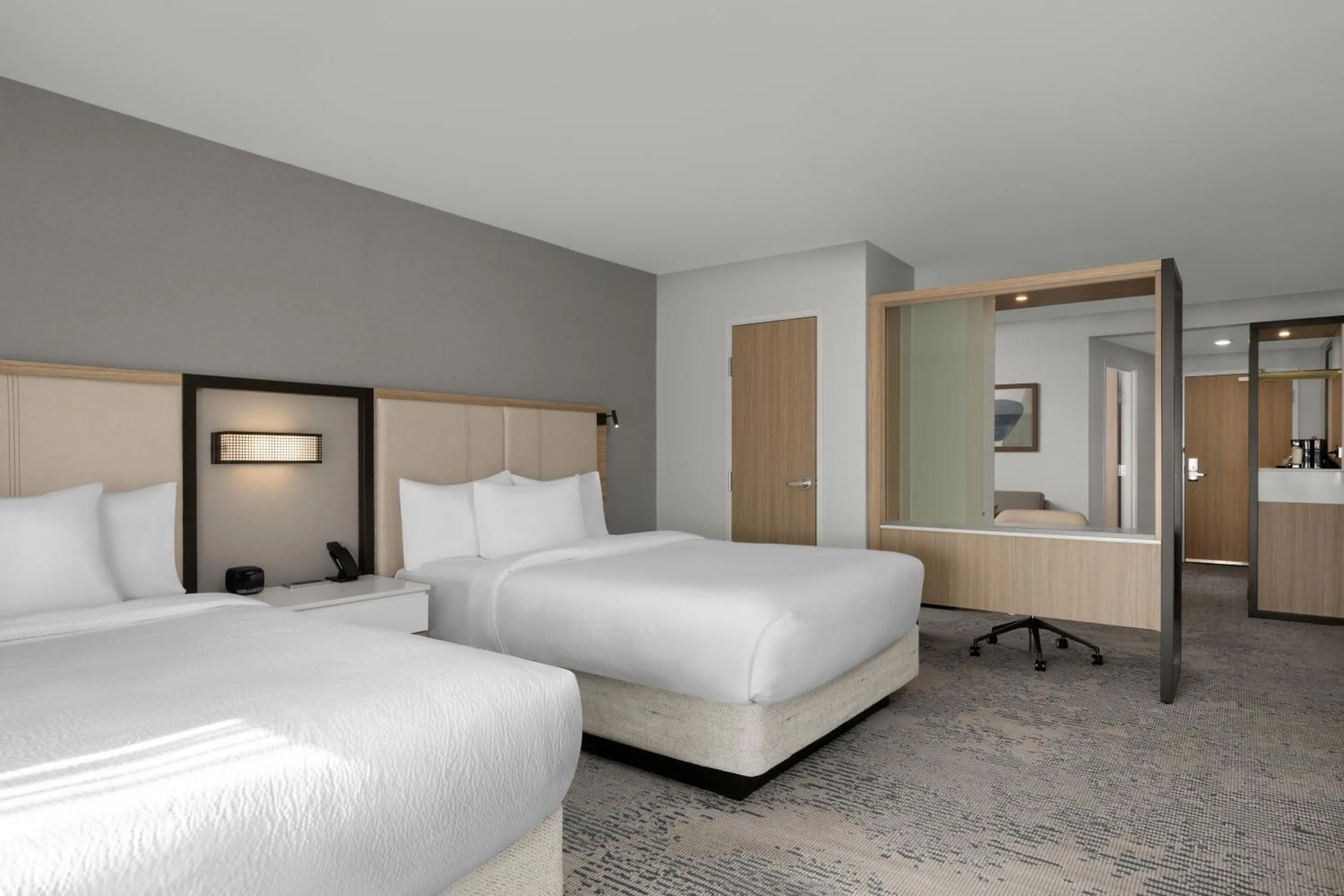 Bed in SpringHill Suites by Marriott Fort Collins