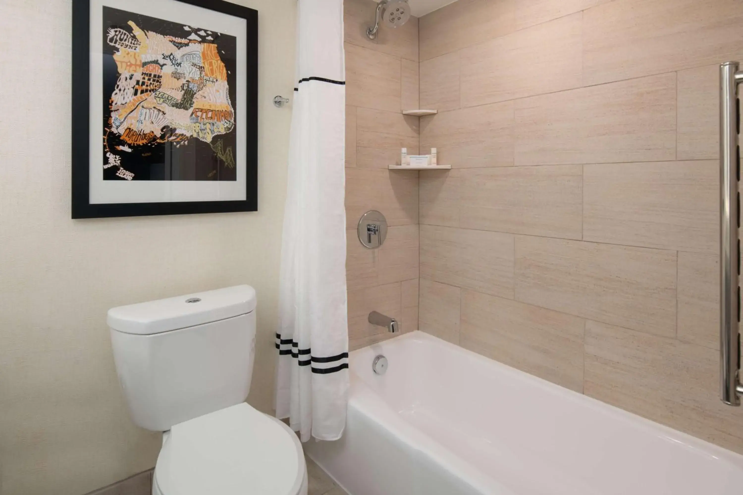 Bathroom in Embassy Suites by Hilton San Francisco Airport Oyster Point Bathroom in Embassy Suites by Hilton San Francisco Airport Oyster Point