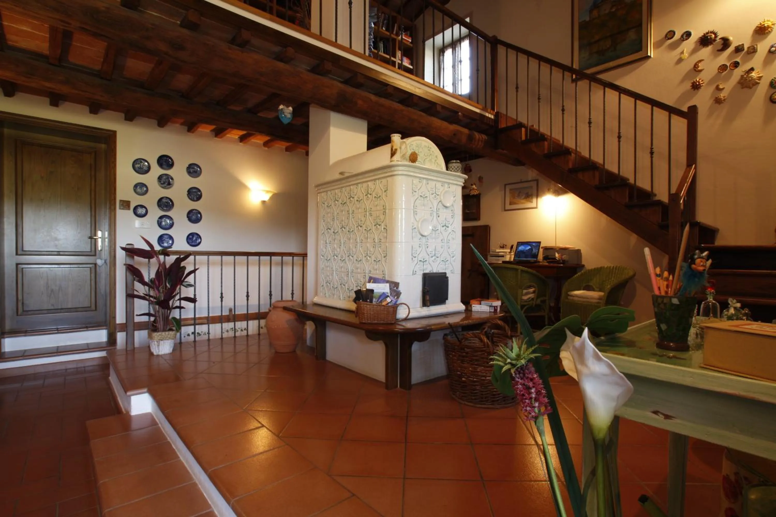 Decorative detail in B&B Palazzo a Merse