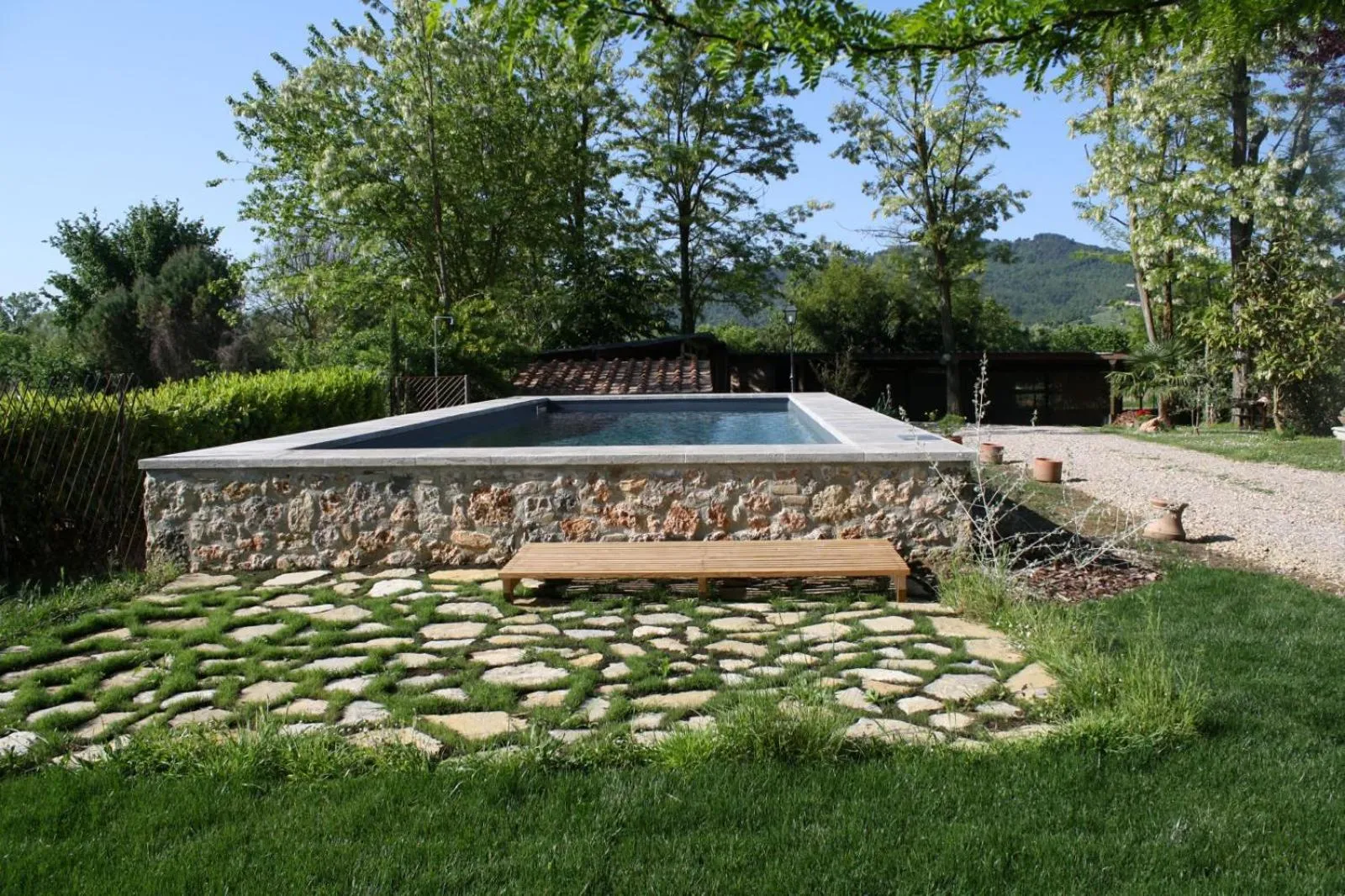 Swimming pool in B&B Palazzo a Merse