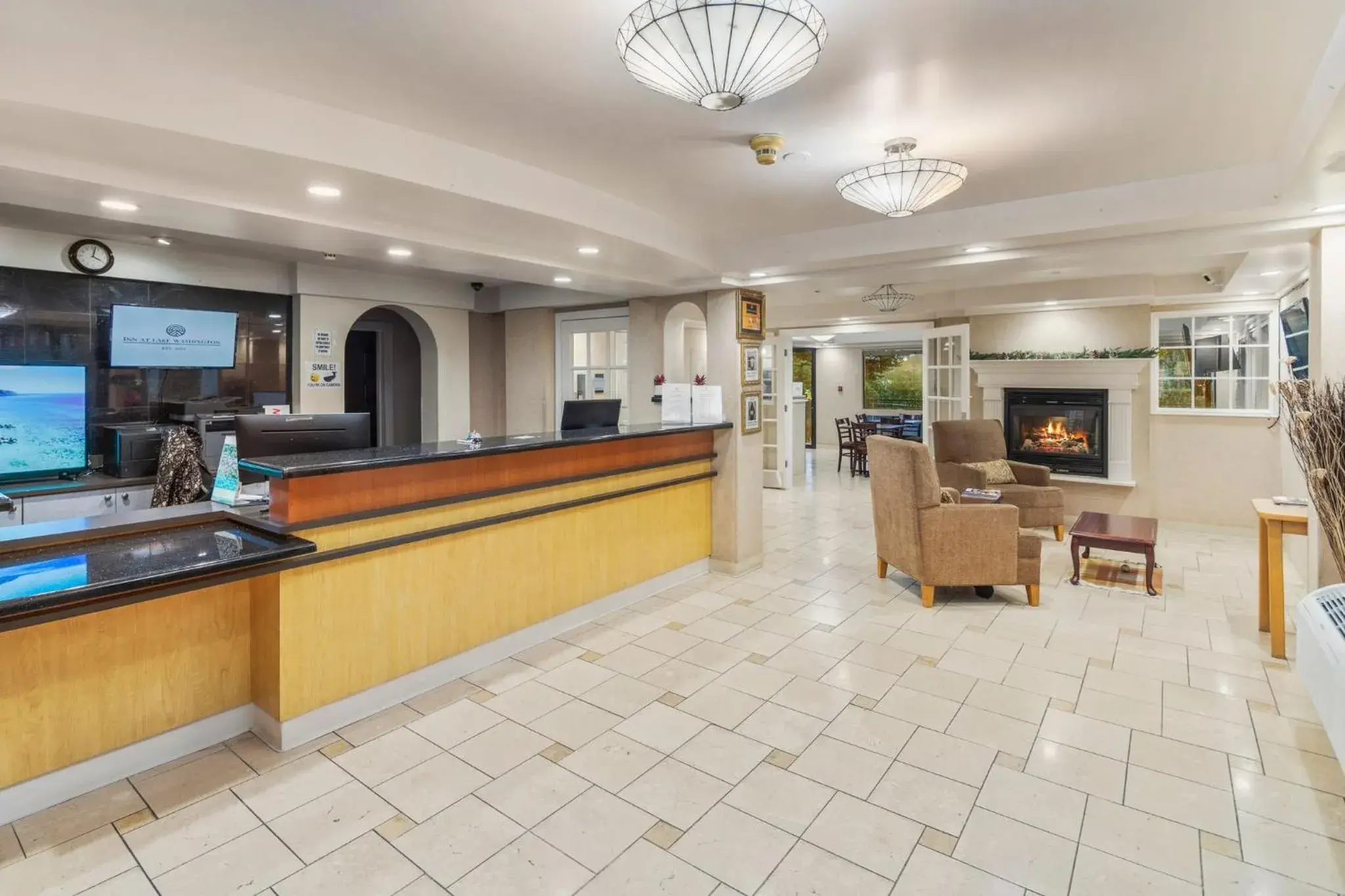 Lobby or reception in Inn at Lake Washington By OYO I-405 Lobby or reception in Inn at Lake Washington By OYO I-405